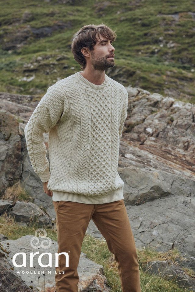 Carraig Donn Strickpullover handgestrickt aus Irland günstig online kaufen