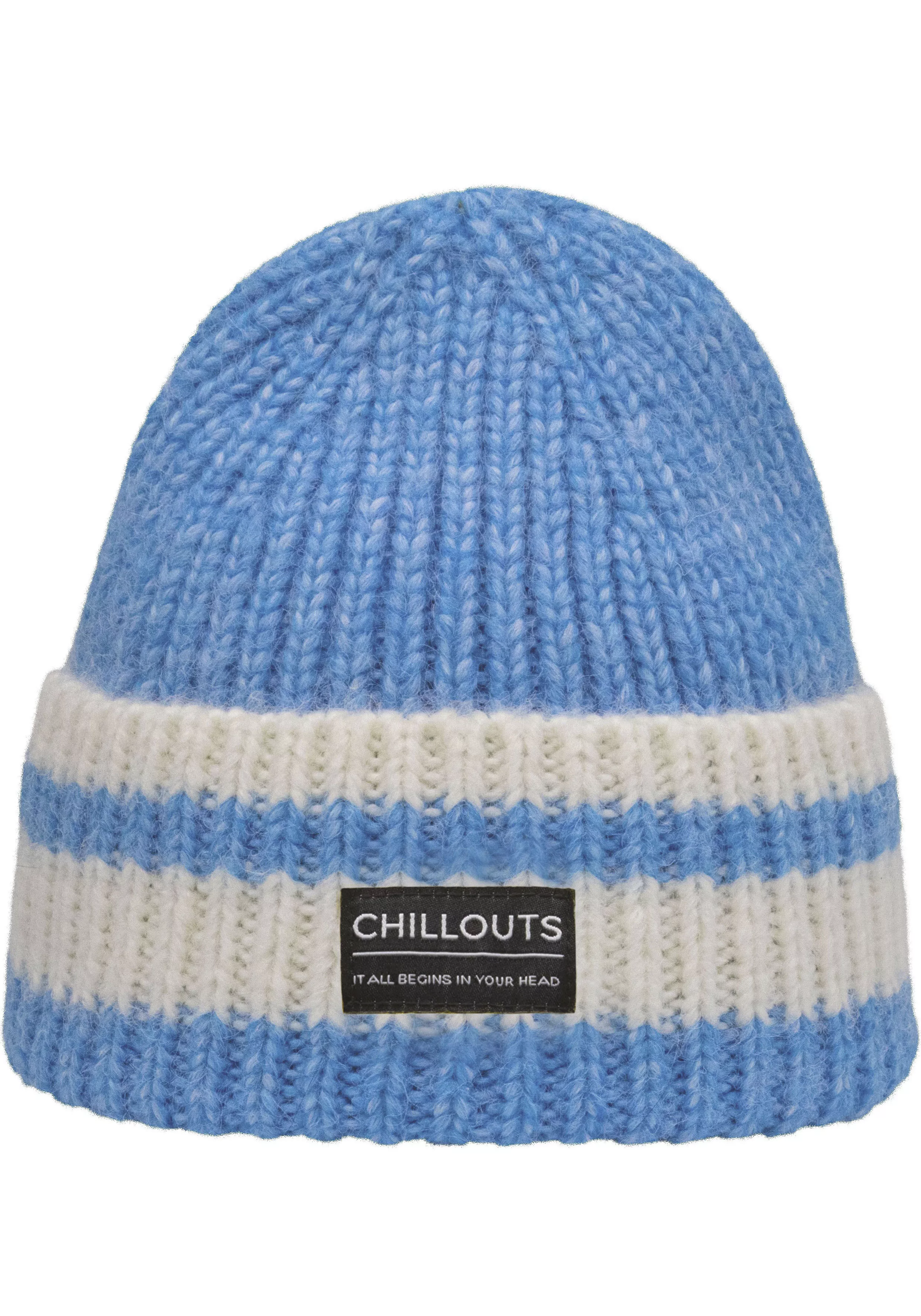 chillouts Strickmütze "Cooper Hat", mit Kontrast-Streifen günstig online kaufen