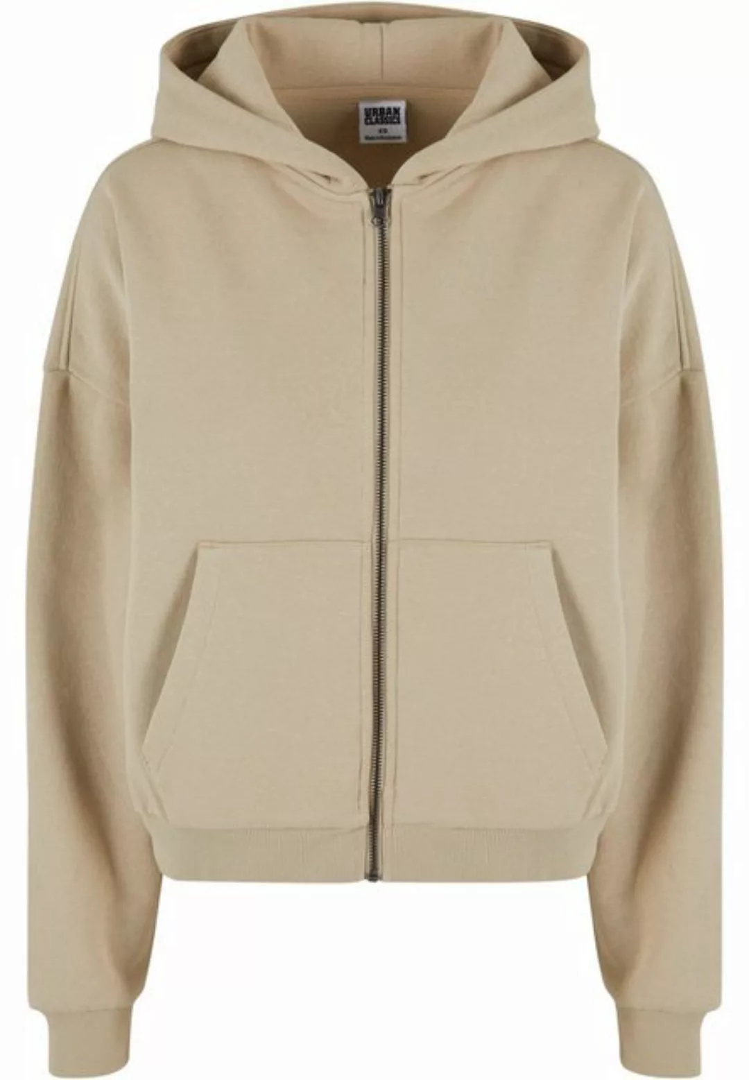 URBAN CLASSICS Sweatjacke Urban Classics Damen Ladies Boxy Zip Hoody günstig online kaufen