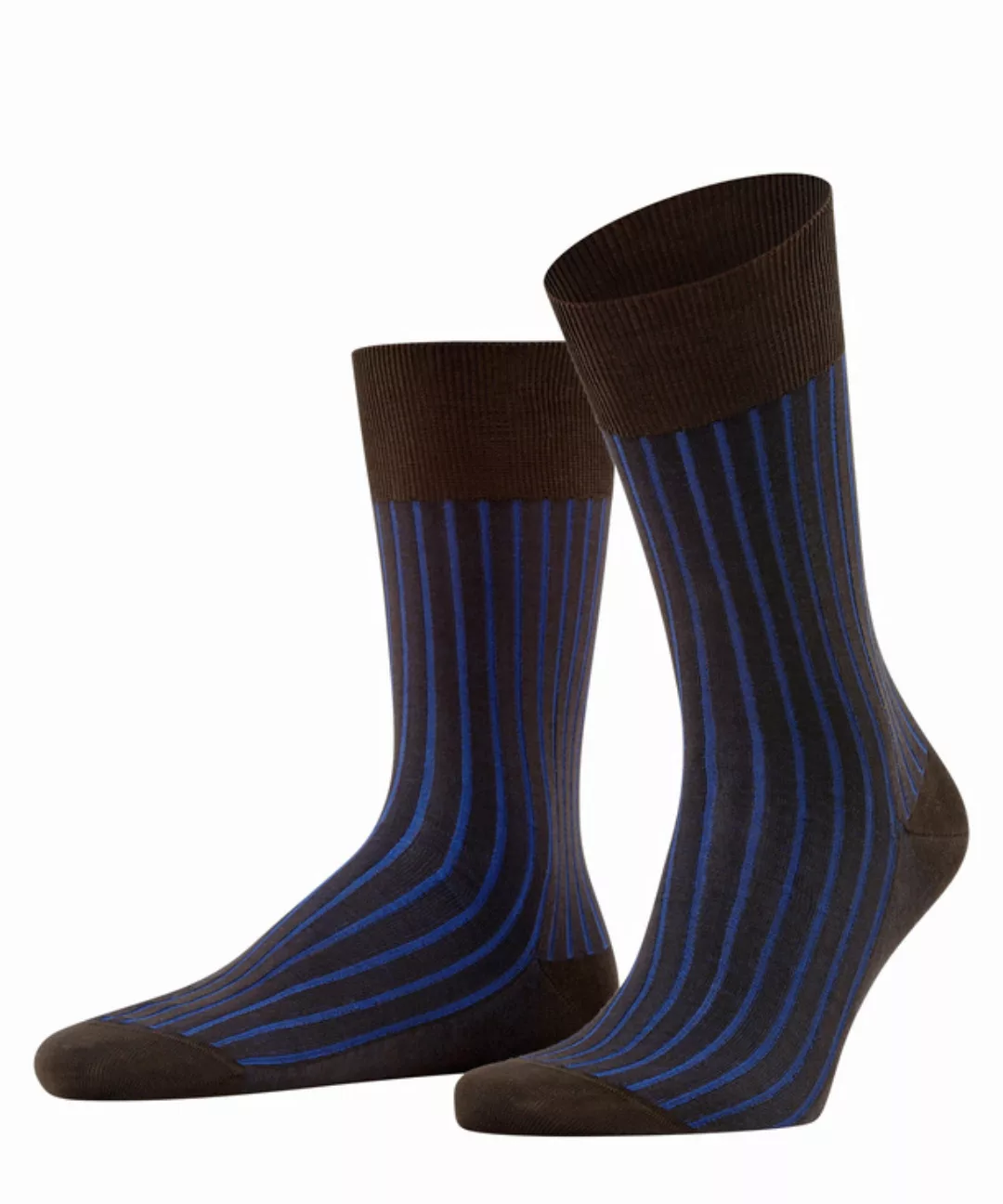 FALKE Shadow Herren Socken, 43-44, Braun, Rippe, Baumwolle, 14648-593305 günstig online kaufen