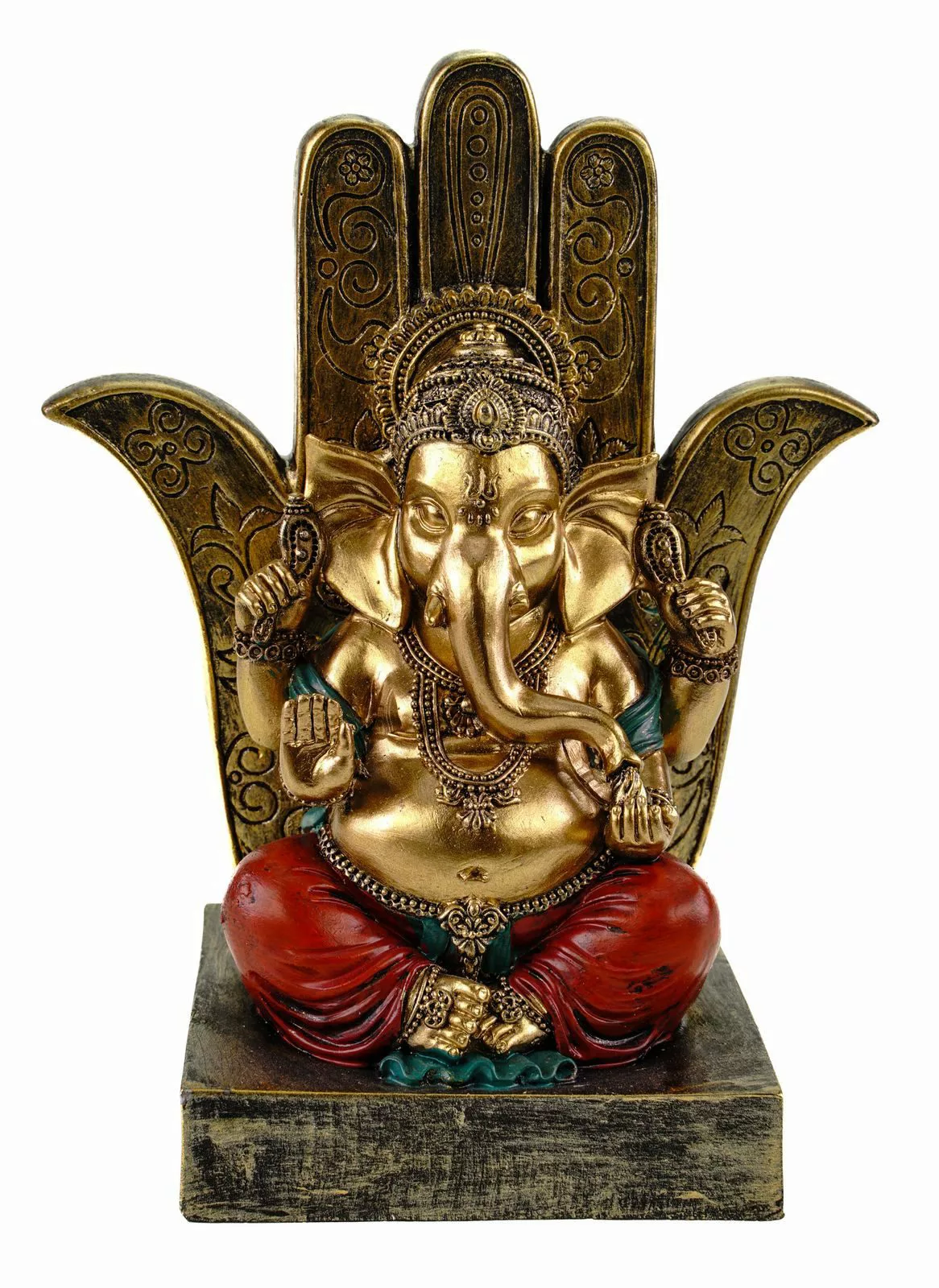 Kremers Schatzkiste Dekofigur Ganesha sitzend 18 günstig online kaufen