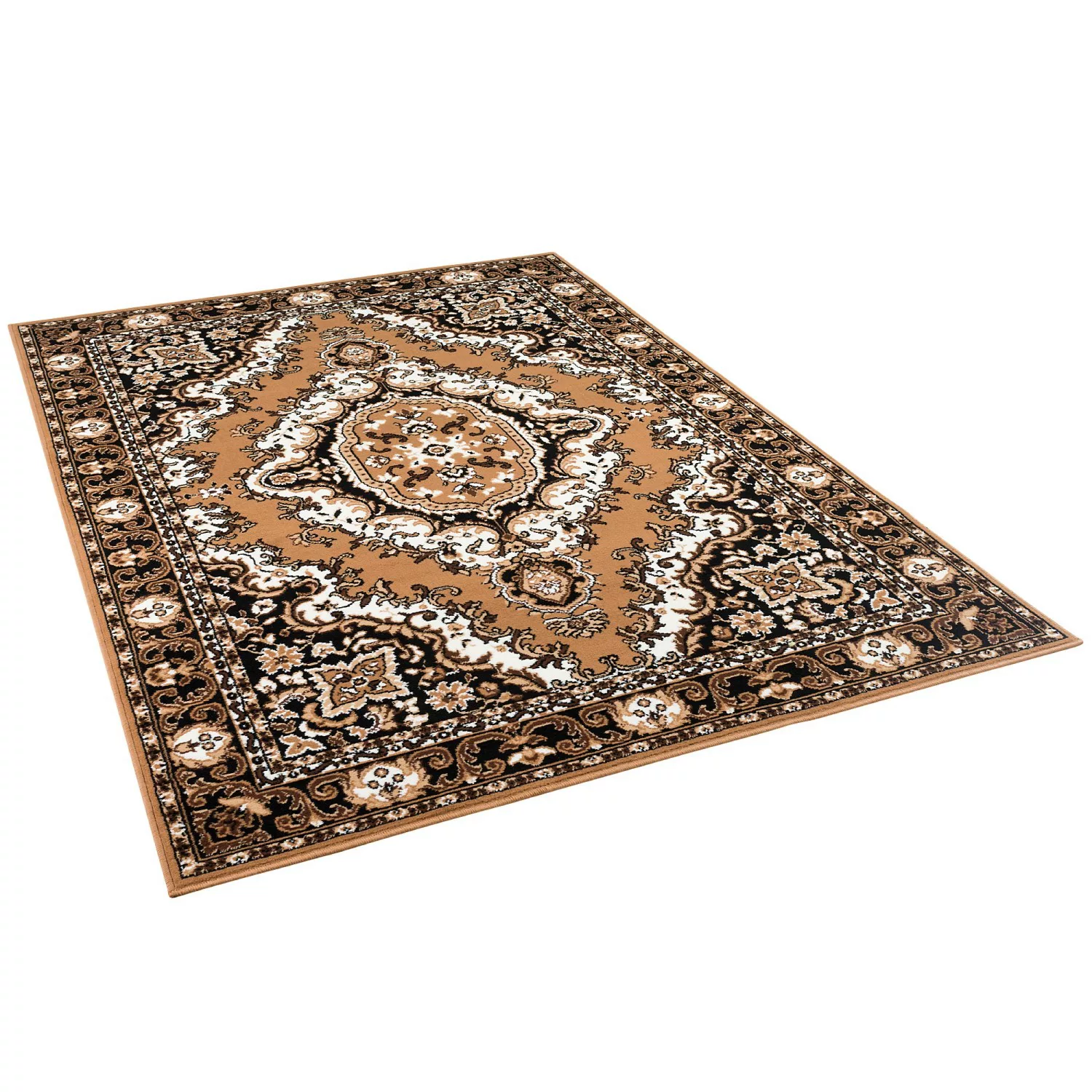 Pergamon Orient Teppich Trendline Beige Keshan Beige 120x170cm günstig online kaufen