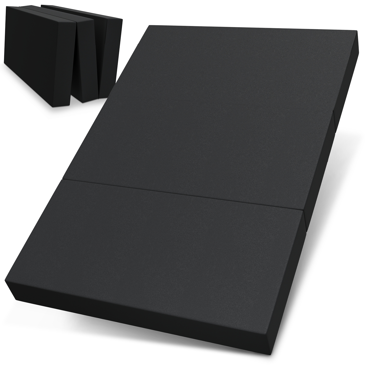 Bestschlaf Klappmatratze Gästematratze, 120x195x15 cm, schwarz günstig online kaufen