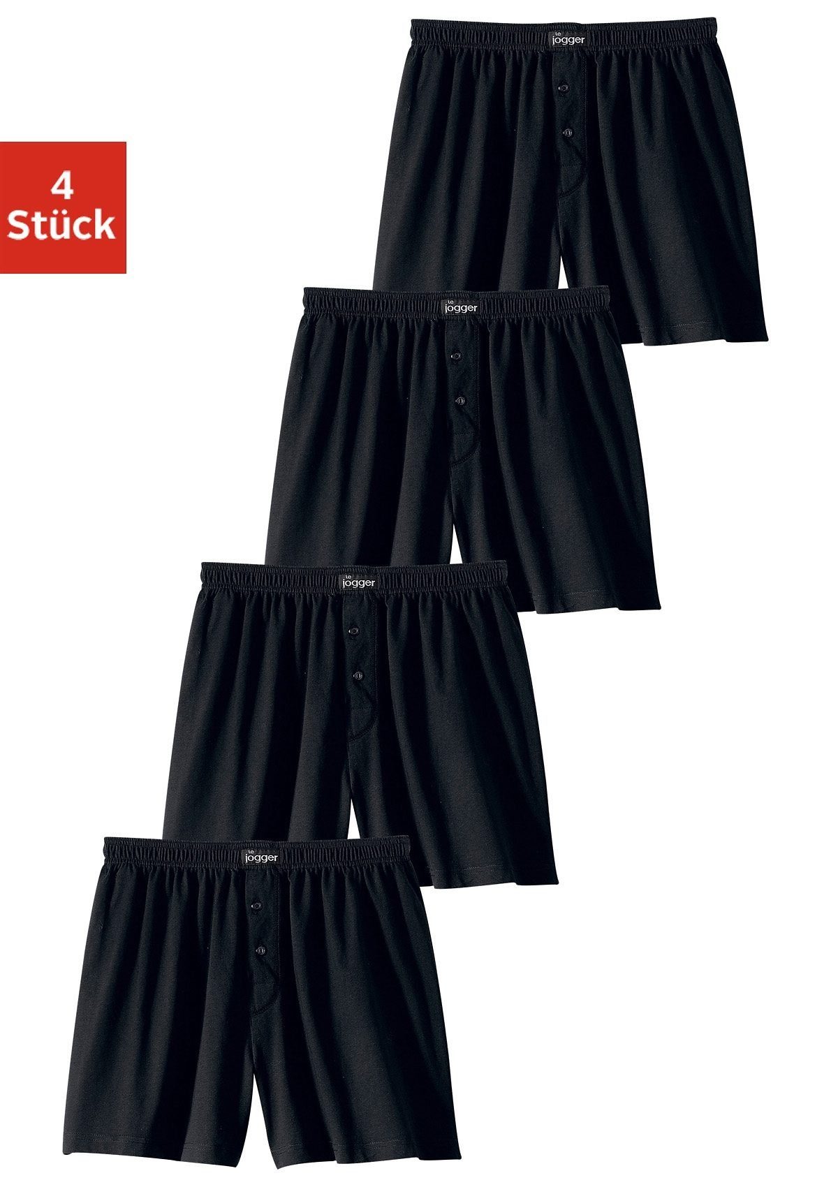 le jogger® Weiter Boxer (Packung, 4-St) günstig online kaufen