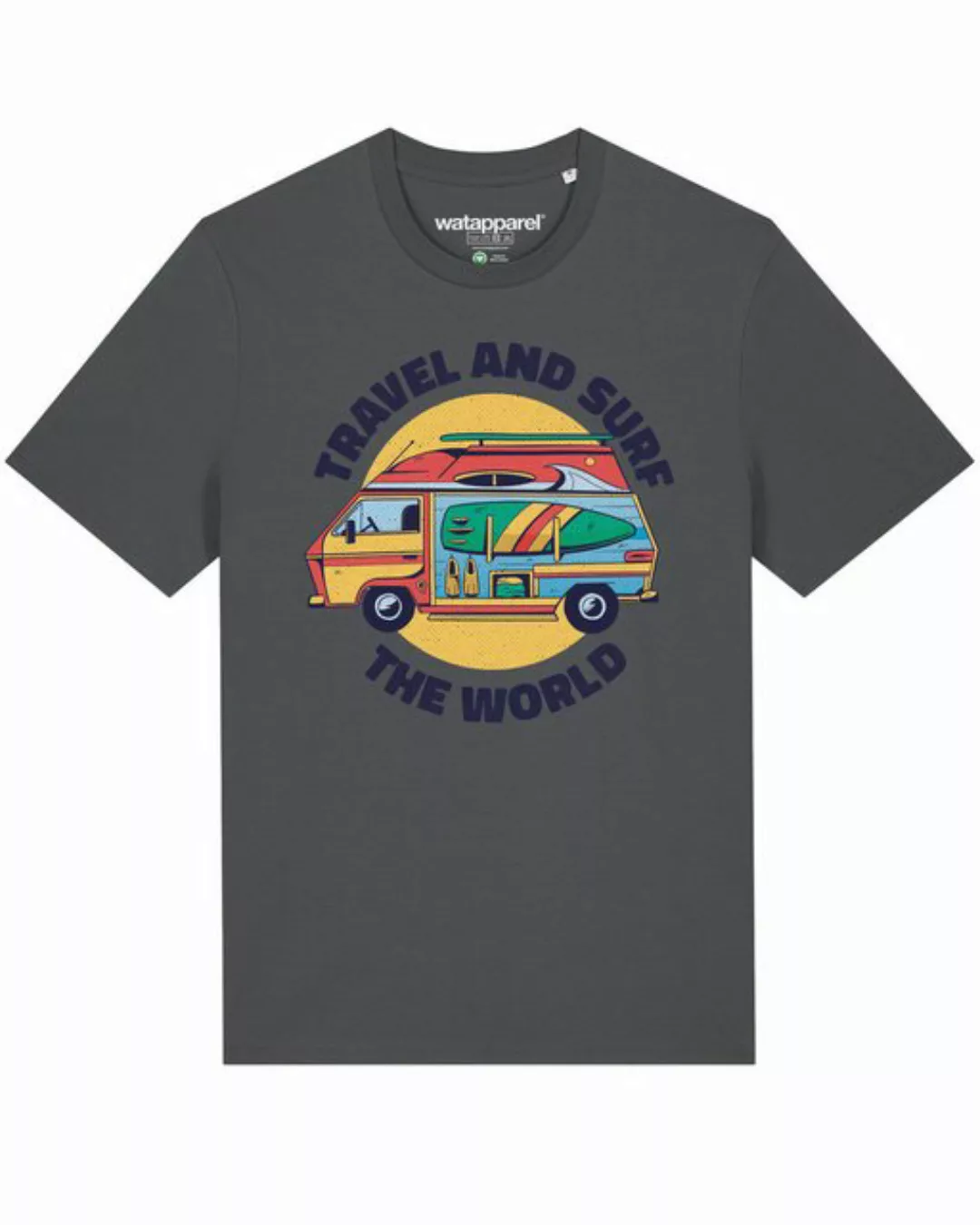 wat? Apparel Print-Shirt Travel and surf (1-tlg) günstig online kaufen