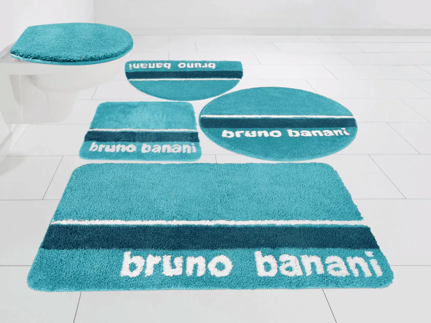 Bruno Banani Badematte »Maja«, Höhe 20 mm, rutschhemmend beschichtet, fußbo günstig online kaufen