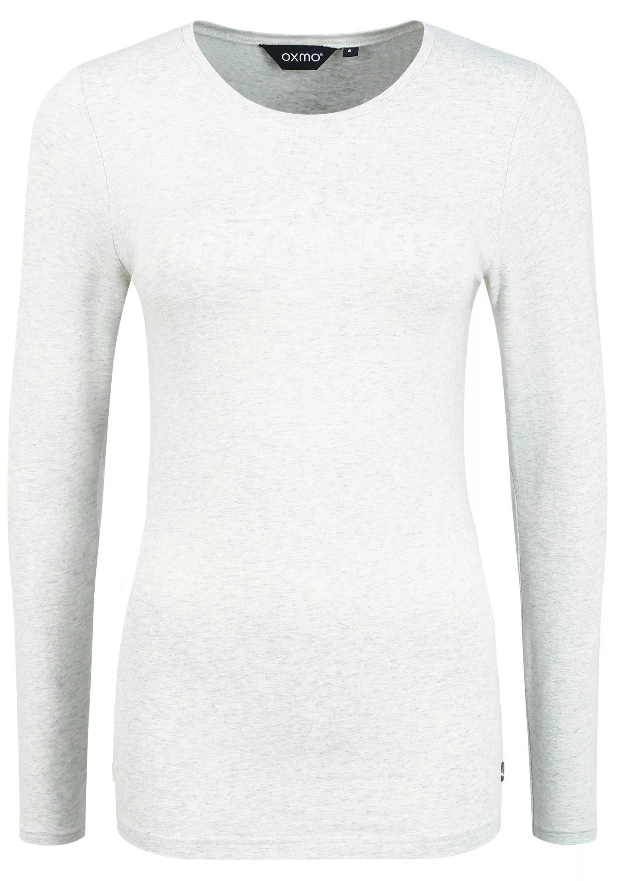 OXMO Langarmshirt OXMarie Longsleeve in Basic-Optik günstig online kaufen