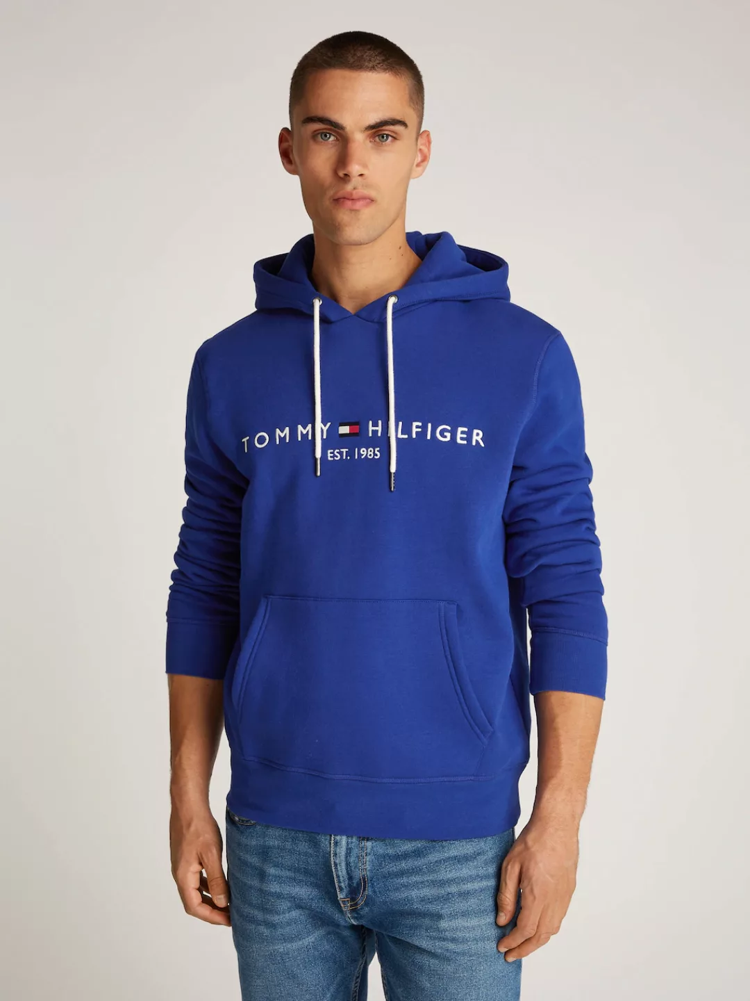 Tommy Hilfiger Kapuzensweatshirt "TOMMY LOGO HOODY", mit Kapuze und Känguru günstig online kaufen