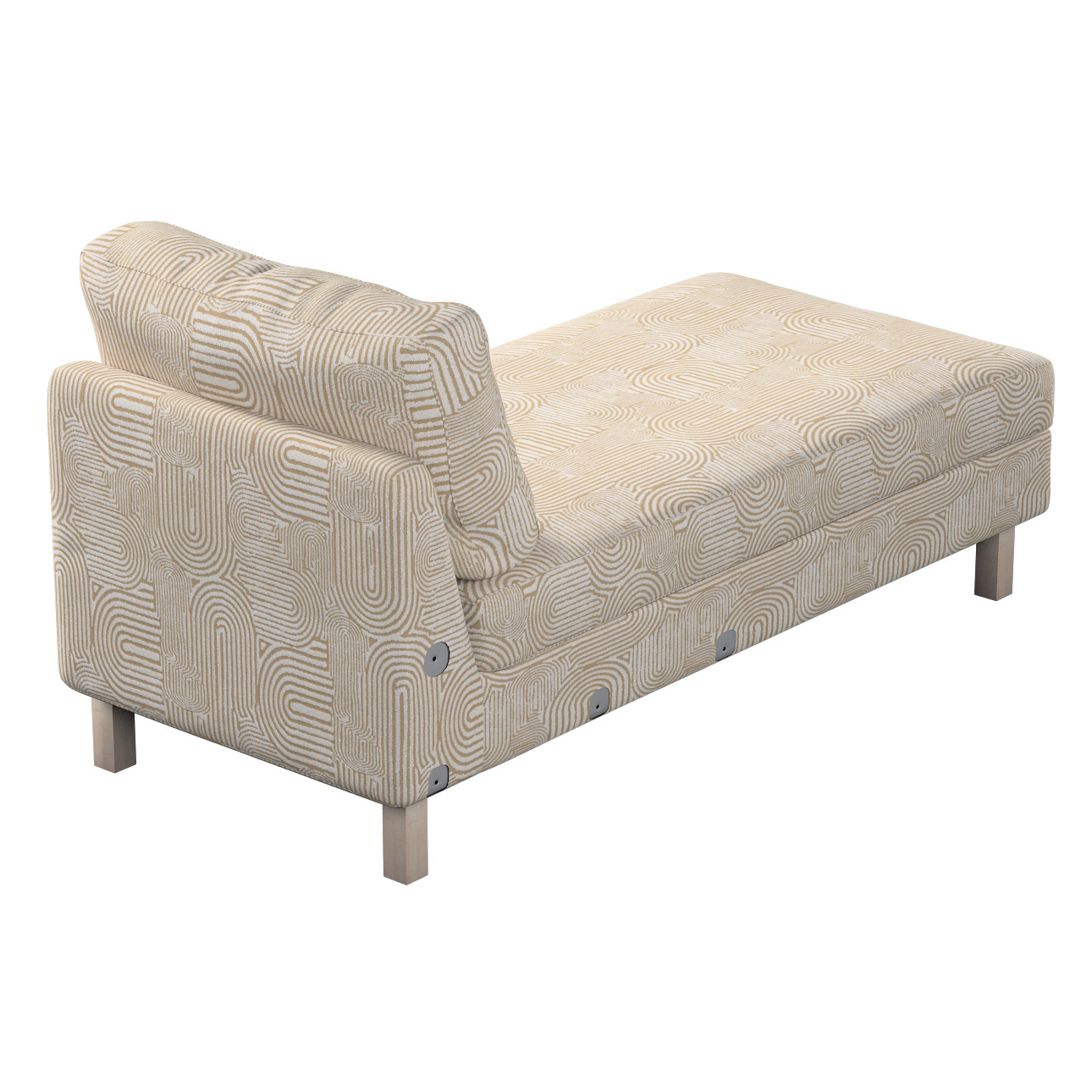 Bezug für Karlstad Recamiere Zustellsofa, kurz, beige-ecru, Bezug für Karls günstig online kaufen