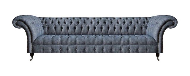 JVmoebel 4-Sitzer Chesterfield Wohnzimmer Sofas Exklusiver Viersitzer Sitzm günstig online kaufen