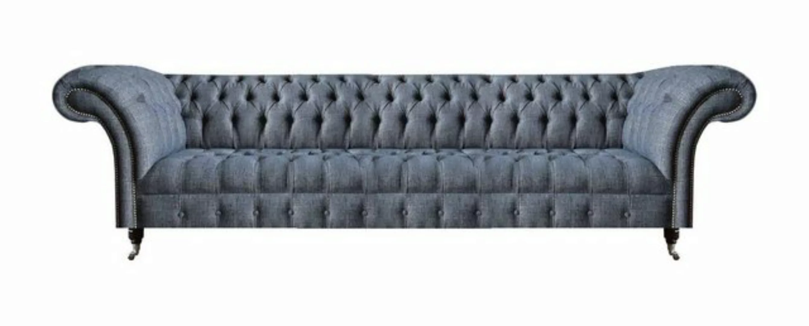 JVmoebel 4-Sitzer Chesterfield Wohnzimmer Sofas Exklusiver Viersitzer Sitzm günstig online kaufen