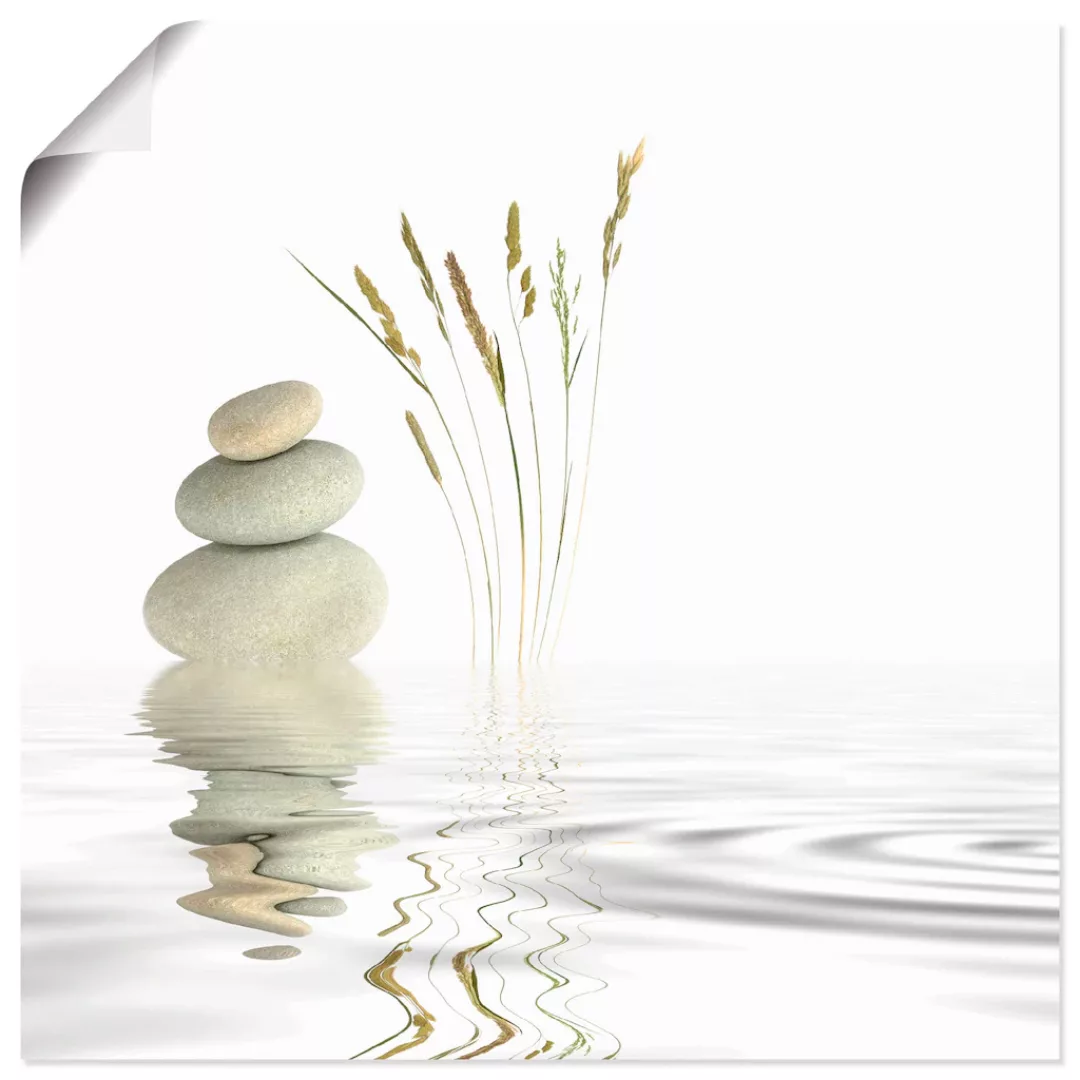 Artland Wandbild »Zen Friede«, Zen, (1 St.), als Alubild, Outdoorbild, Lein günstig online kaufen