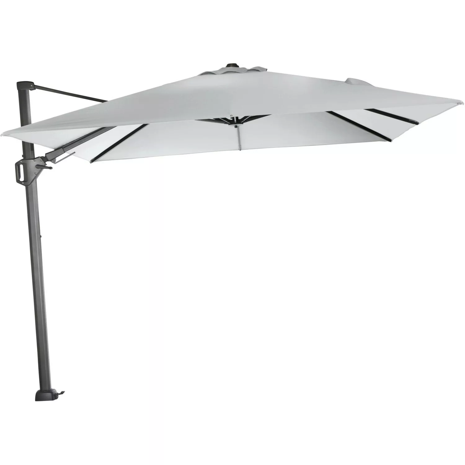 Siena Garden Ampelschirm Ø 350 cm Grün mit Dreh- & Neigungsfunktion günstig online kaufen