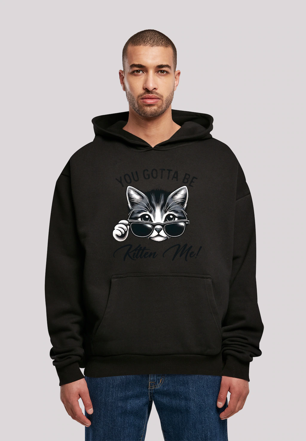 F4NT4STIC Kapuzenpullover "Kätzchen You Gotta Be Kitten Me", Premium Qualit günstig online kaufen