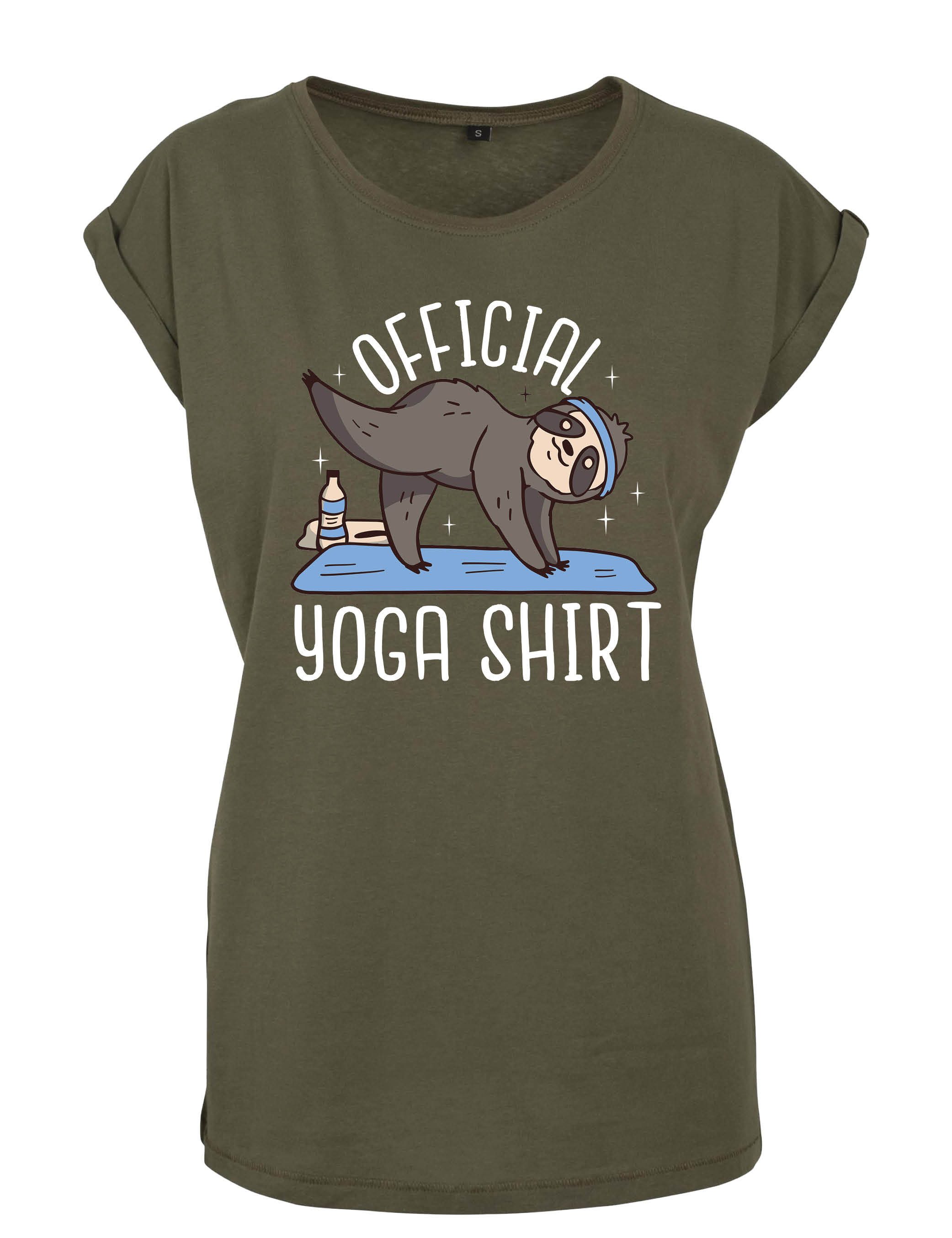 Youth Designz Print-Shirt "Official Yoga Shirt" günstig online kaufen