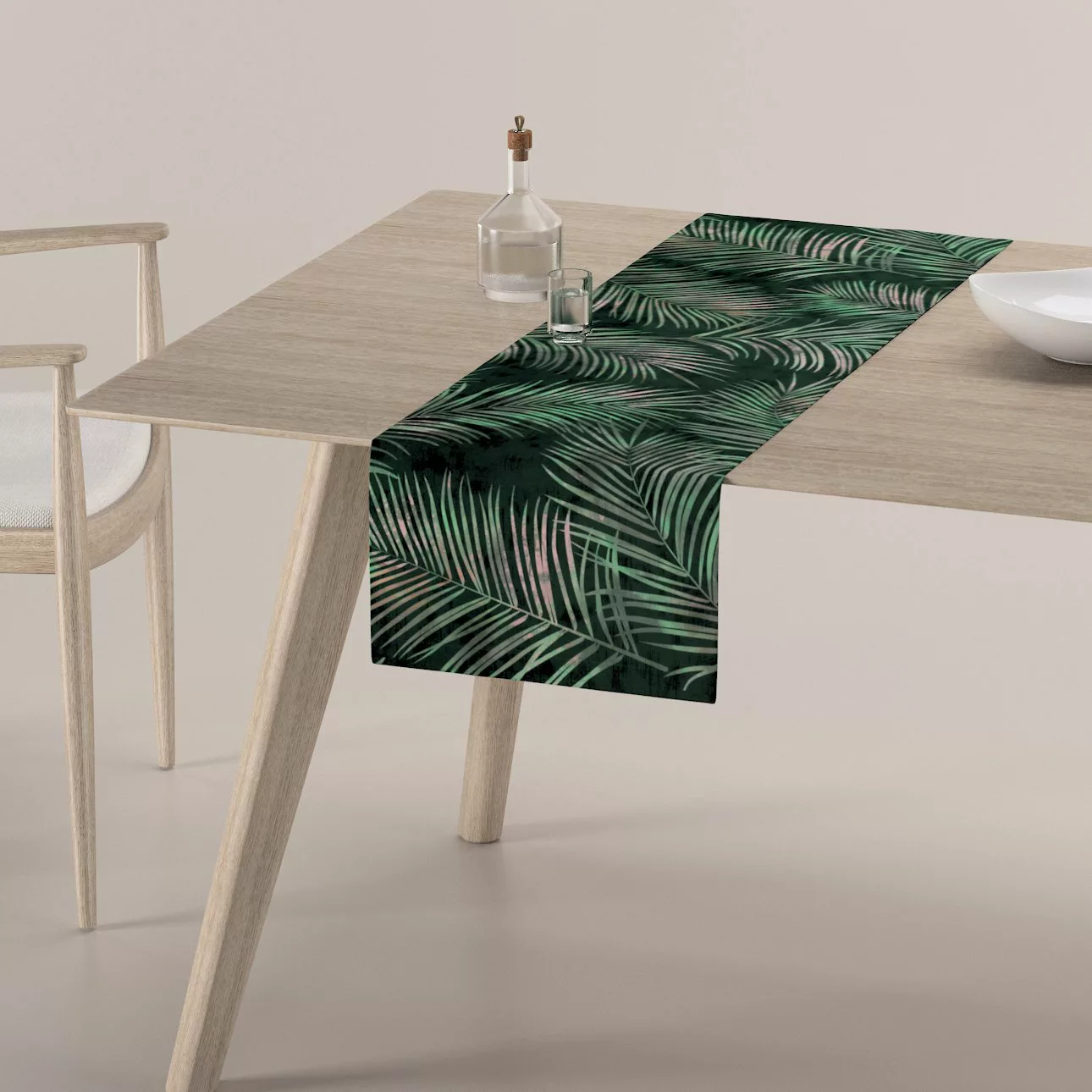Tischläufer, waldgrün, 40 x 130 cm, Velvet (704-21) günstig online kaufen