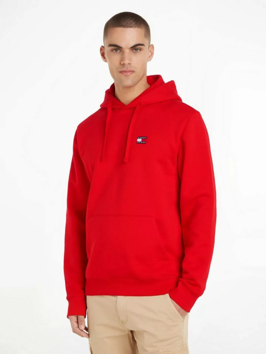 Tommy Jeans Kapuzensweatshirt TJM REG BADGE HOODIE EXT mit Kordel günstig online kaufen