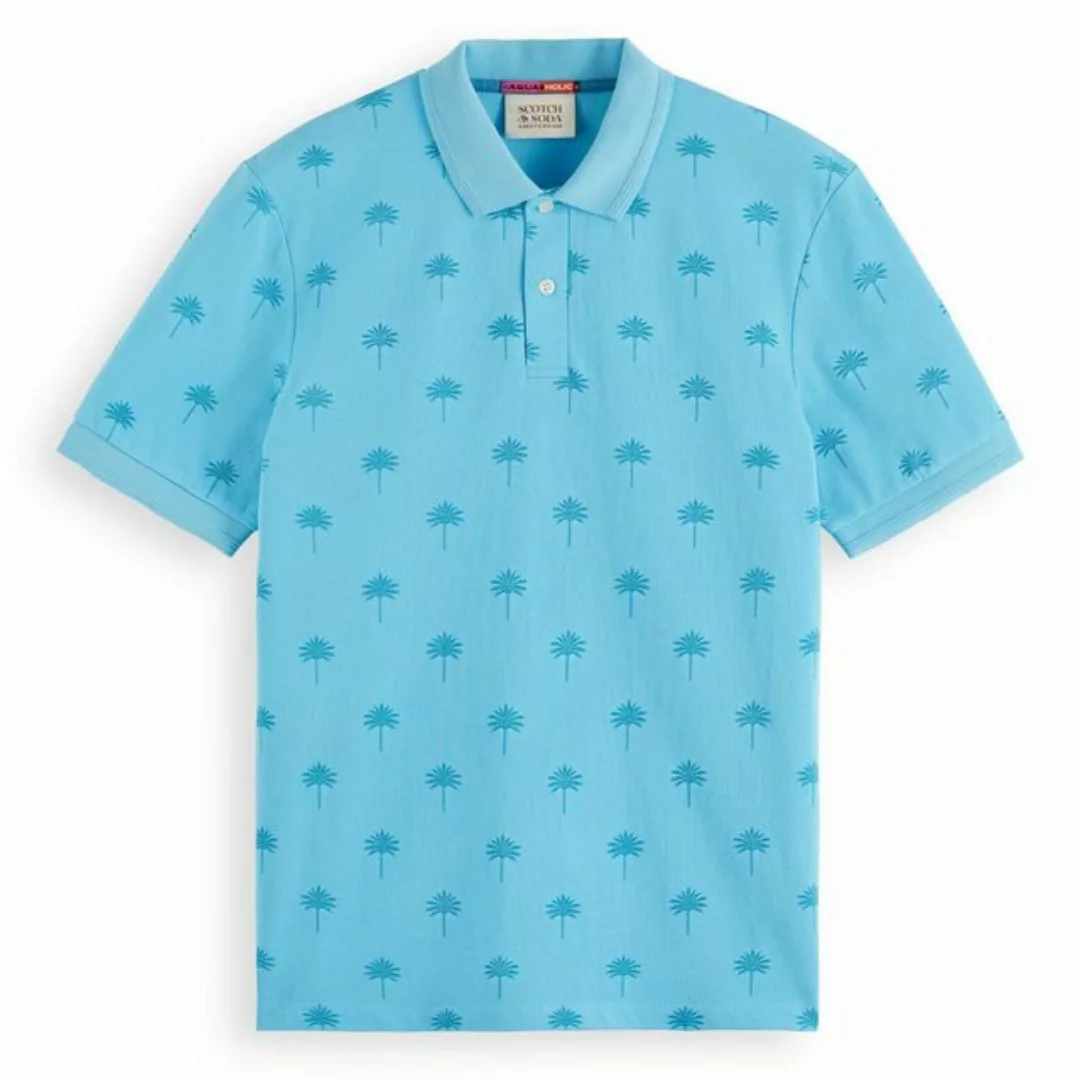 Scotch & Soda Poloshirt Herren Poloshirt - Allover-Print "Mini AOP Polo günstig online kaufen