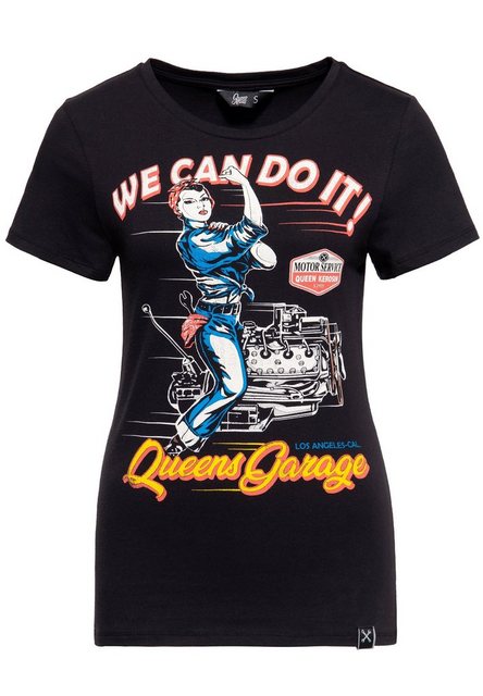 QueenKerosin T-Shirt We can do it! (1-tlg) mit Vintage-Motiv günstig online kaufen