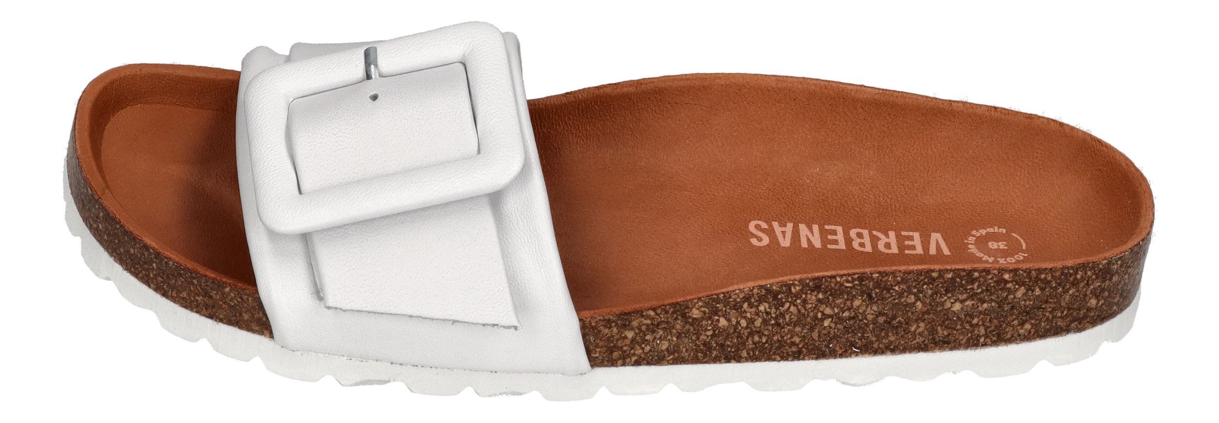 VERBENAS Reiko Ecobrush Pantolette Blanco günstig online kaufen
