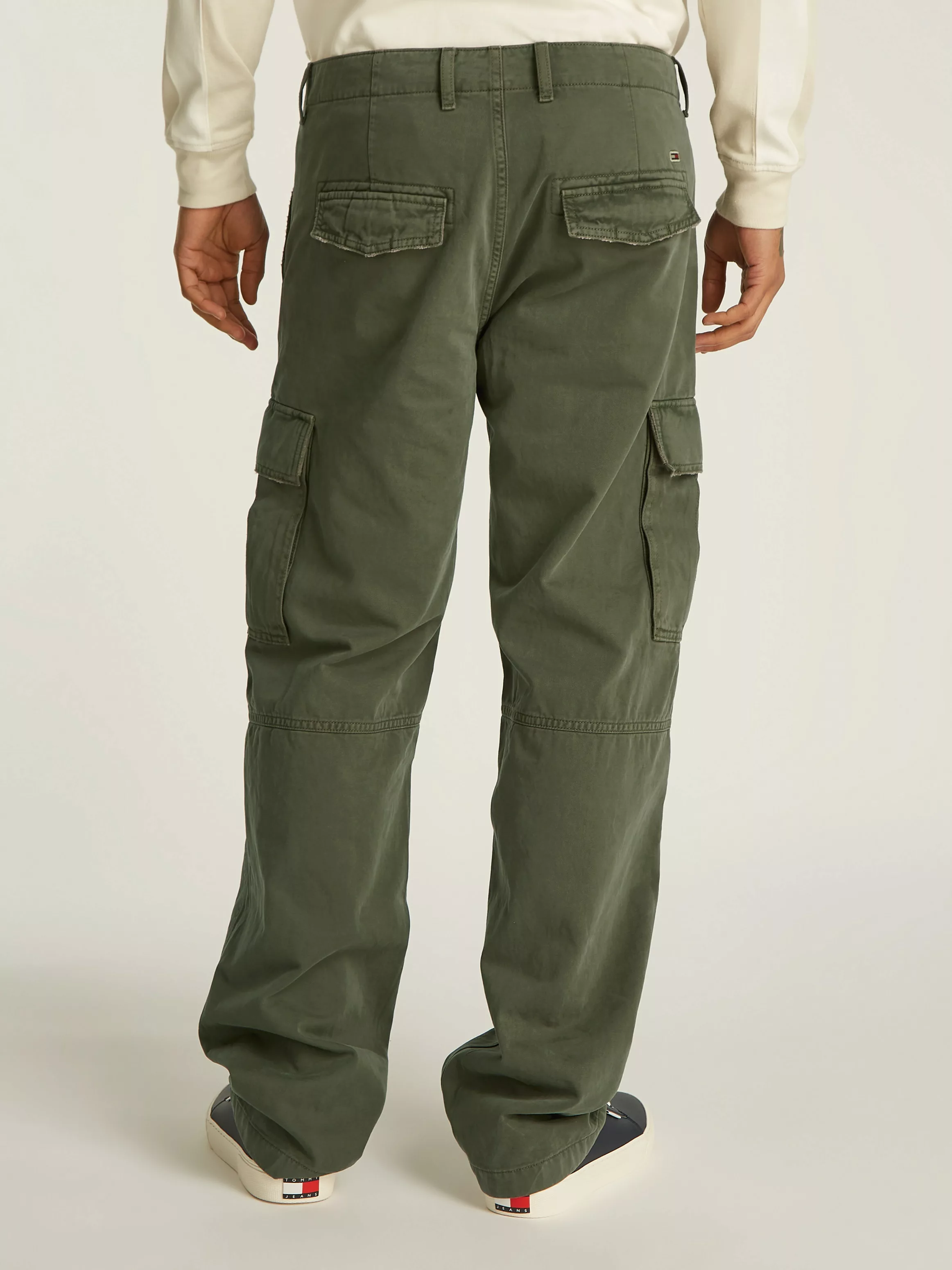 Tommy Jeans Cargohose "TJM JAIMIE COTTON CARGO", mit Kniefalten günstig online kaufen