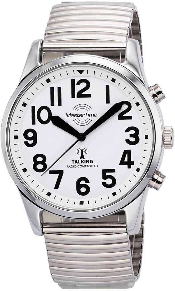 MASTER TIME Funkuhr Sprechende Funkuhr MTGA-10691-61M, günstig online kaufen