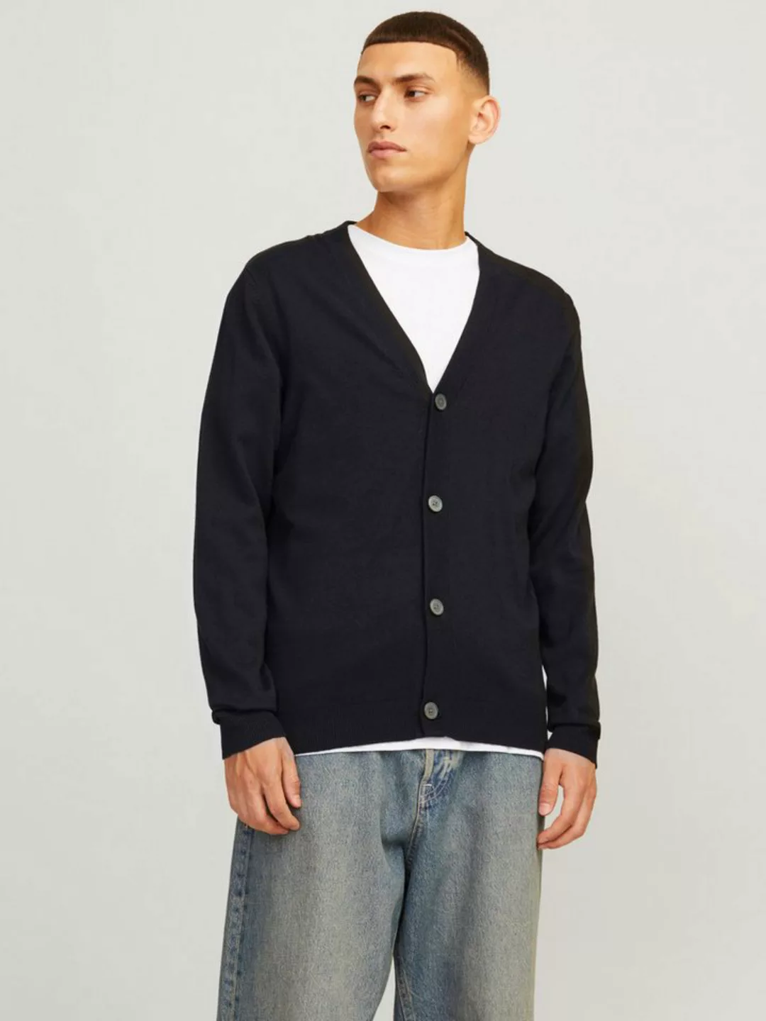 Jack & Jones Strickjacke JJEEMIL KNIT BUTTON CARDIGAN NOOS günstig online kaufen