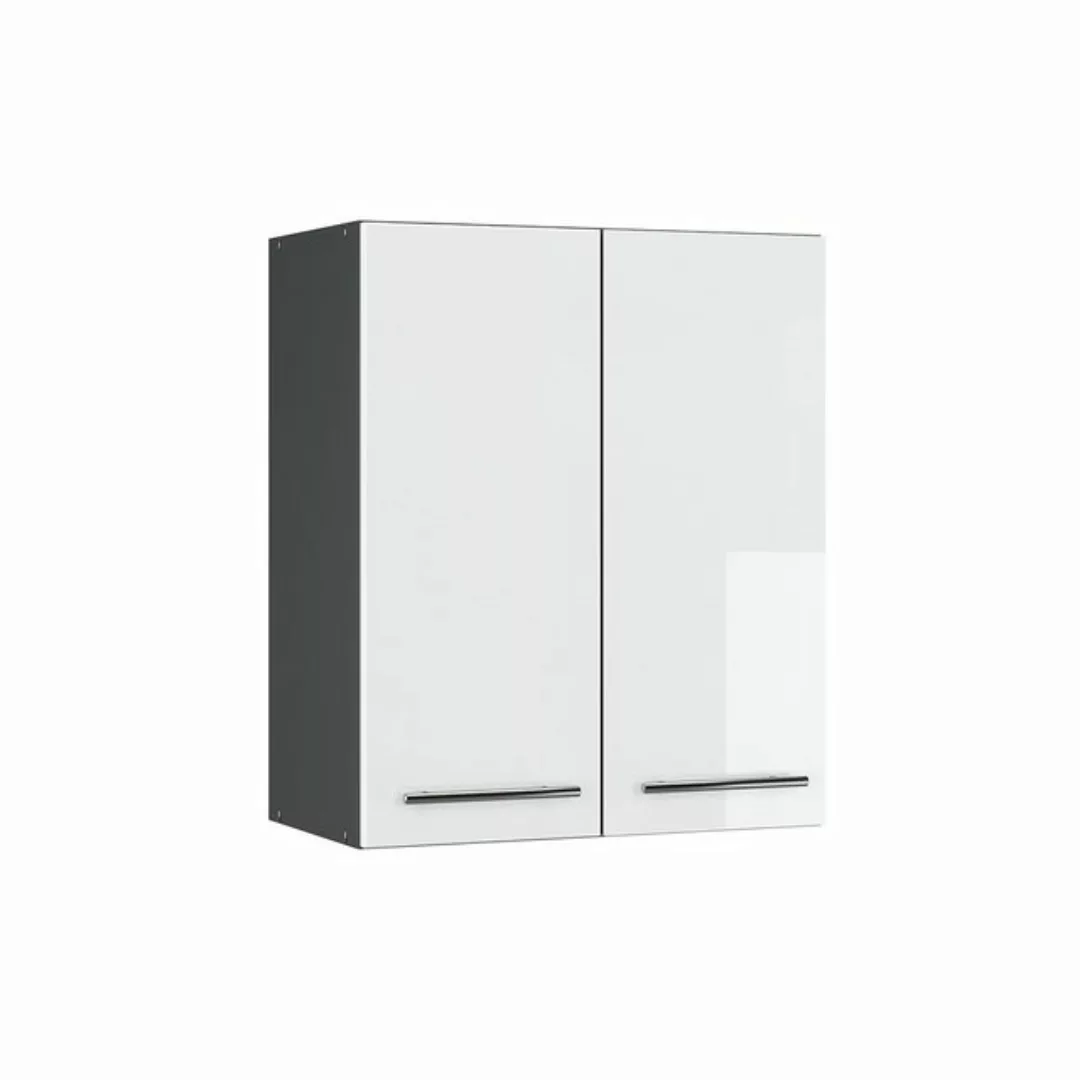 Vicco Hängeschrank Küchenhängeschrank 60 cm Fame-Line Anthrazit Weiß Hochgl günstig online kaufen