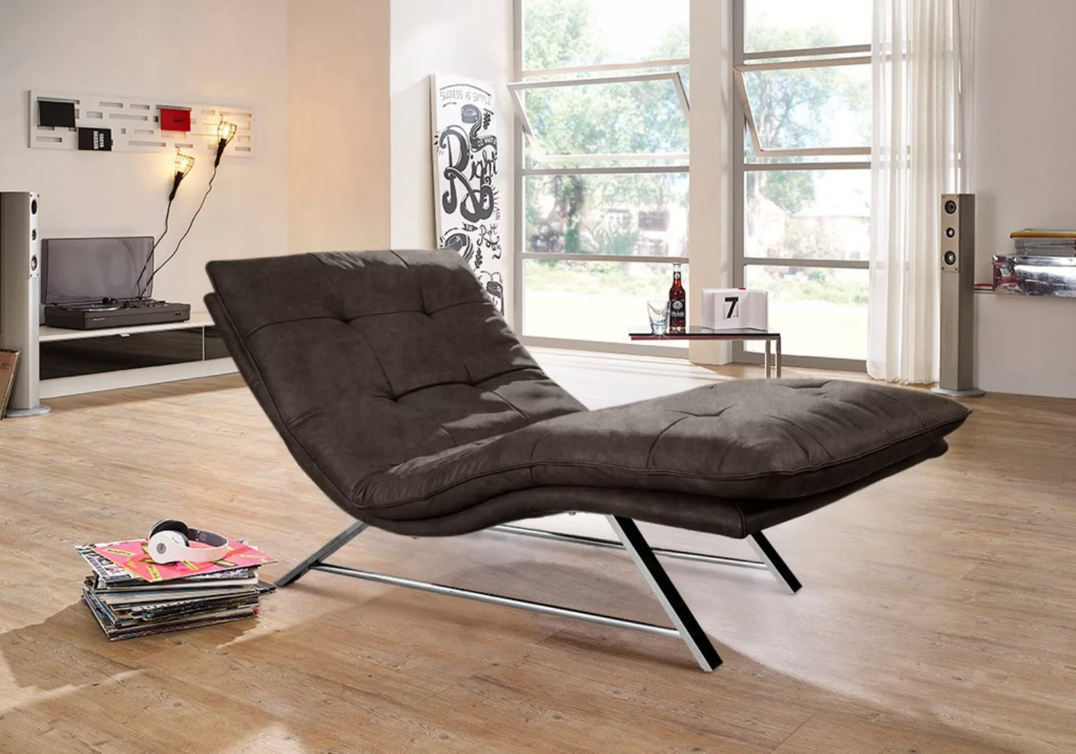 W.SCHILLIG Relaxliege »daily dreams«, in Waffelkissen-Optik, wahlweise mit günstig online kaufen