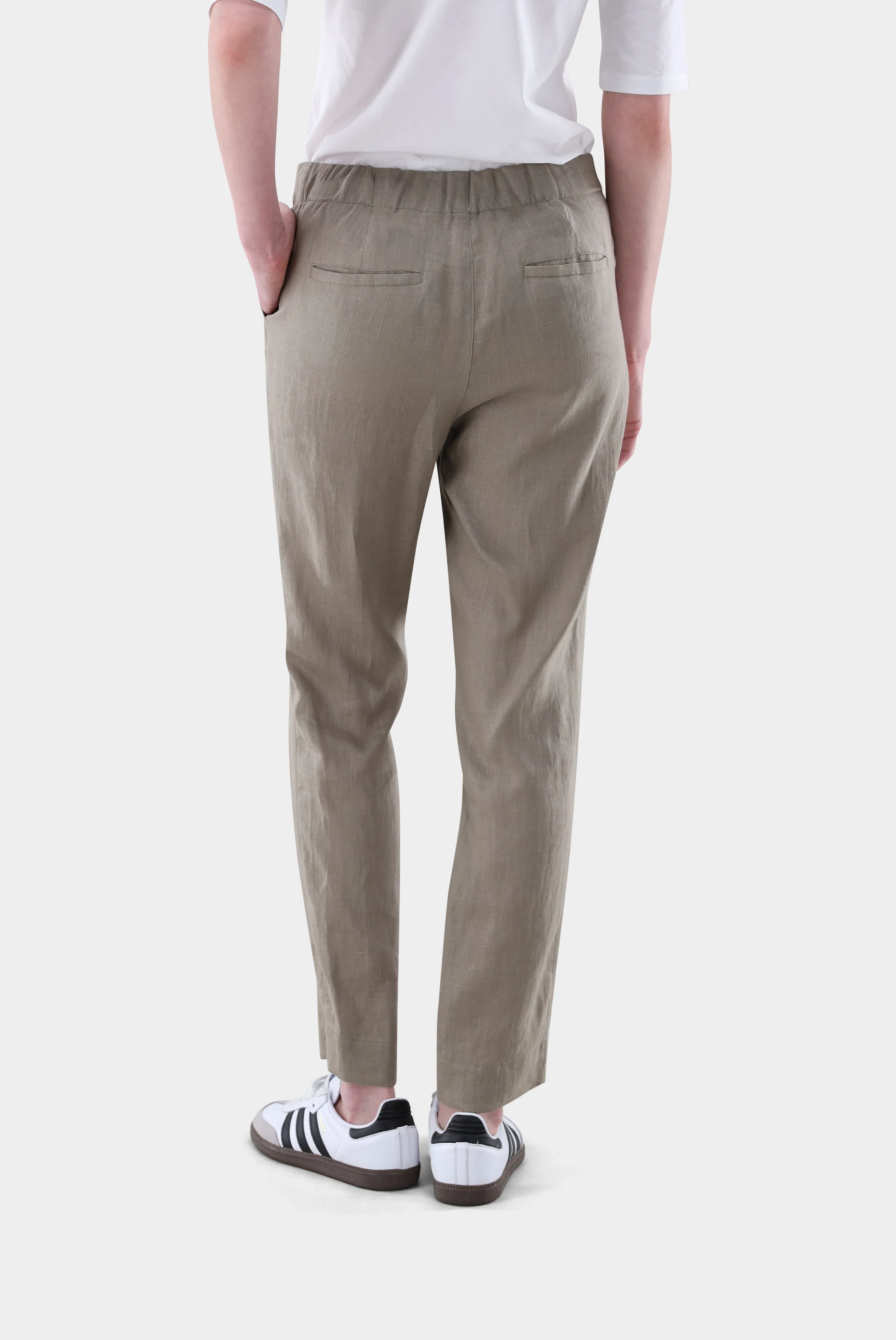 Hose mit mittelhohem Bund und Stretch günstig online kaufen