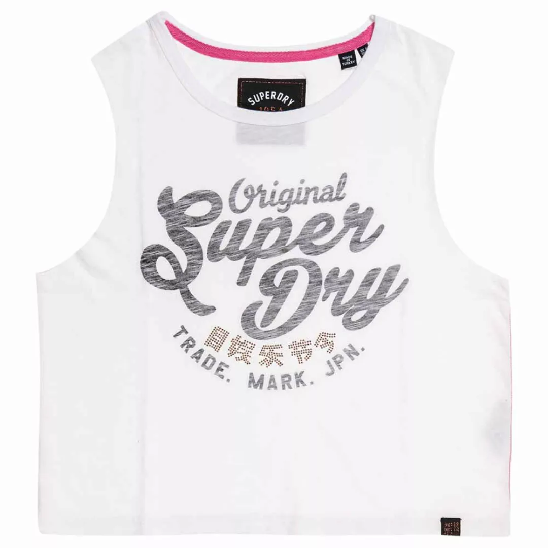Superdry Original Reverse Ärmelloses T-shirt M Optic Slub günstig online kaufen