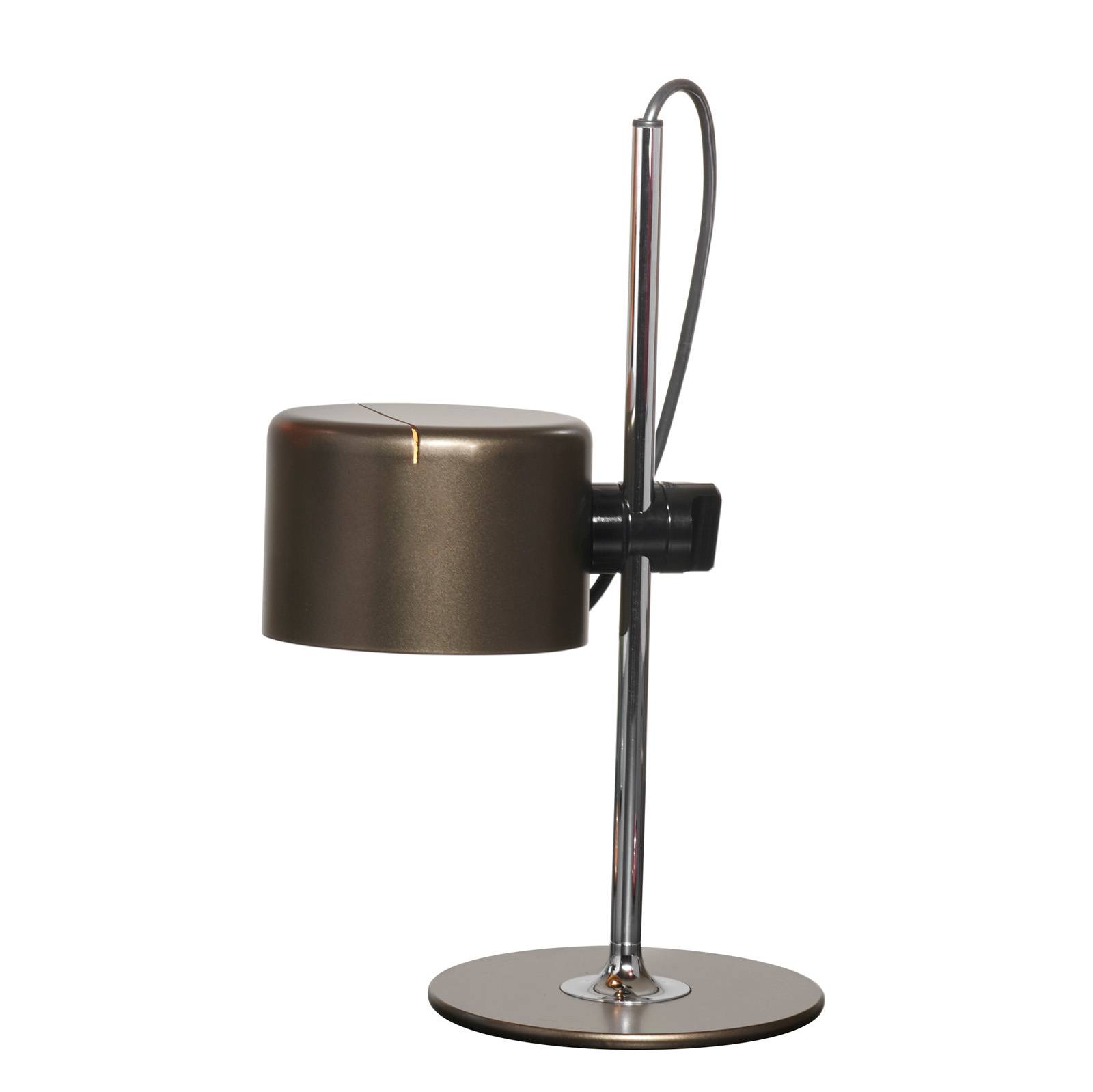 Oluce Mini Coupè LED-Tischleuchte, bronze günstig online kaufen