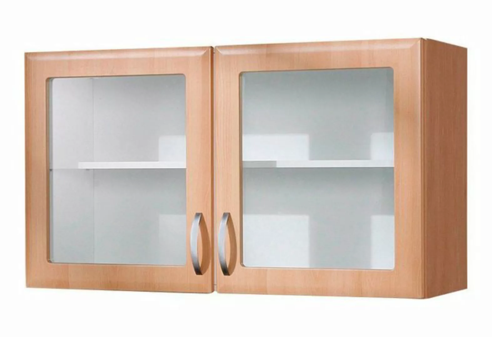 wiho Küchen Glashängeschrank Prag, Breite 100 cm günstig online kaufen