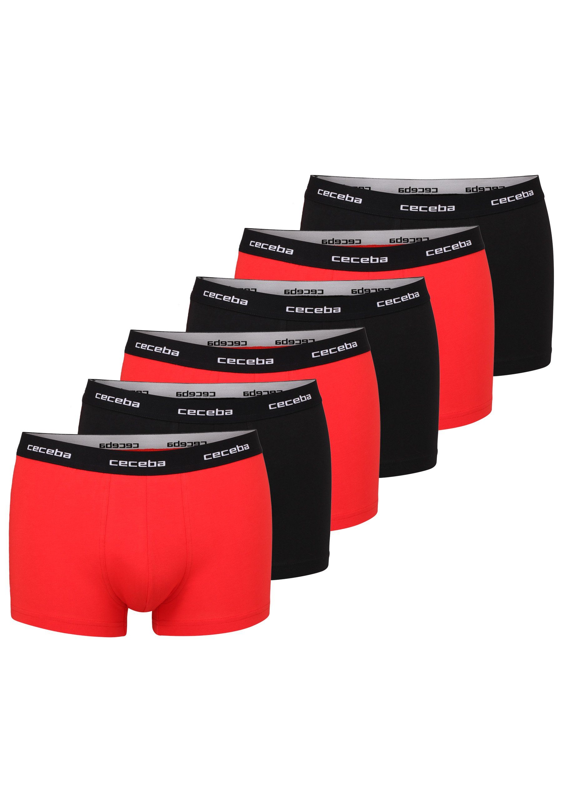 CECEBA Boxershorts CECEBA Herren Pants rot günstig online kaufen