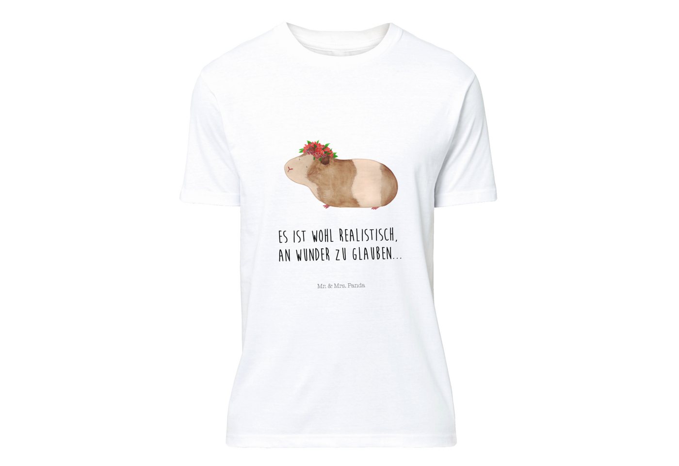 Mr. & Mrs. Panda T-Shirt Meerschweinchen weise - Weiß - Geschenk, T-Shirt m günstig online kaufen