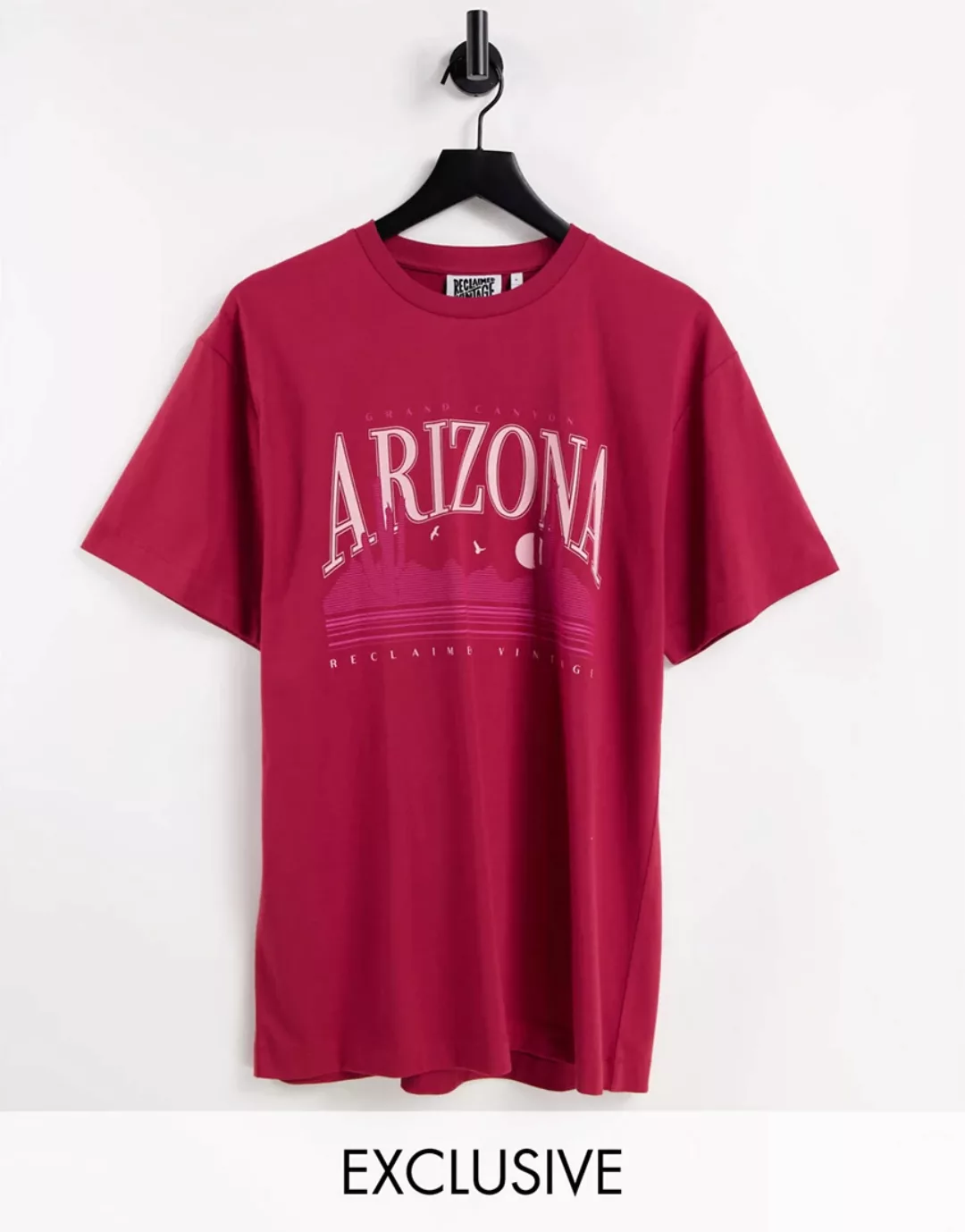 Reclaimed Vintage Inspired – T-Shirt aus Bio-Baumwolle mit „Arizona“-Print- günstig online kaufen
