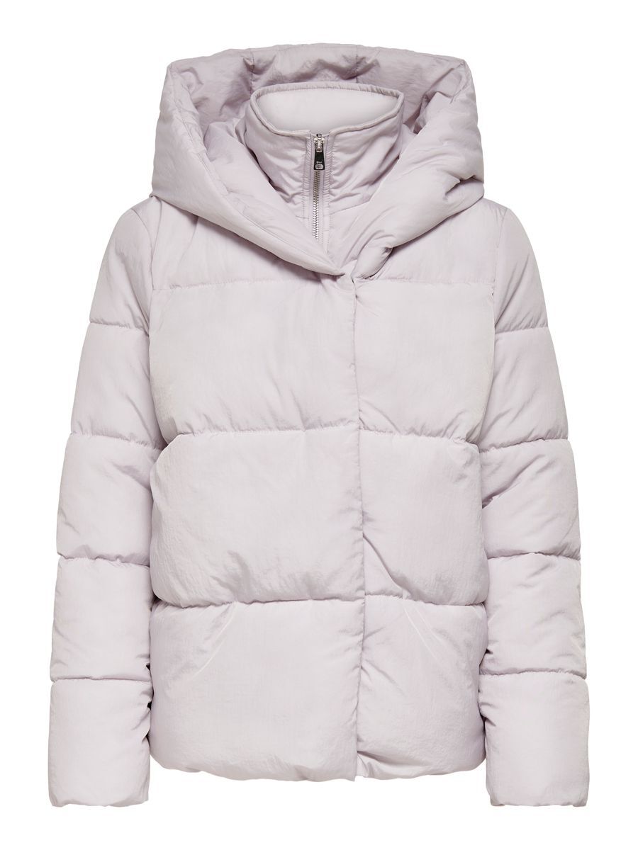 ONLY Kapuzen Wattierte Jacke Damen Violett günstig online kaufen