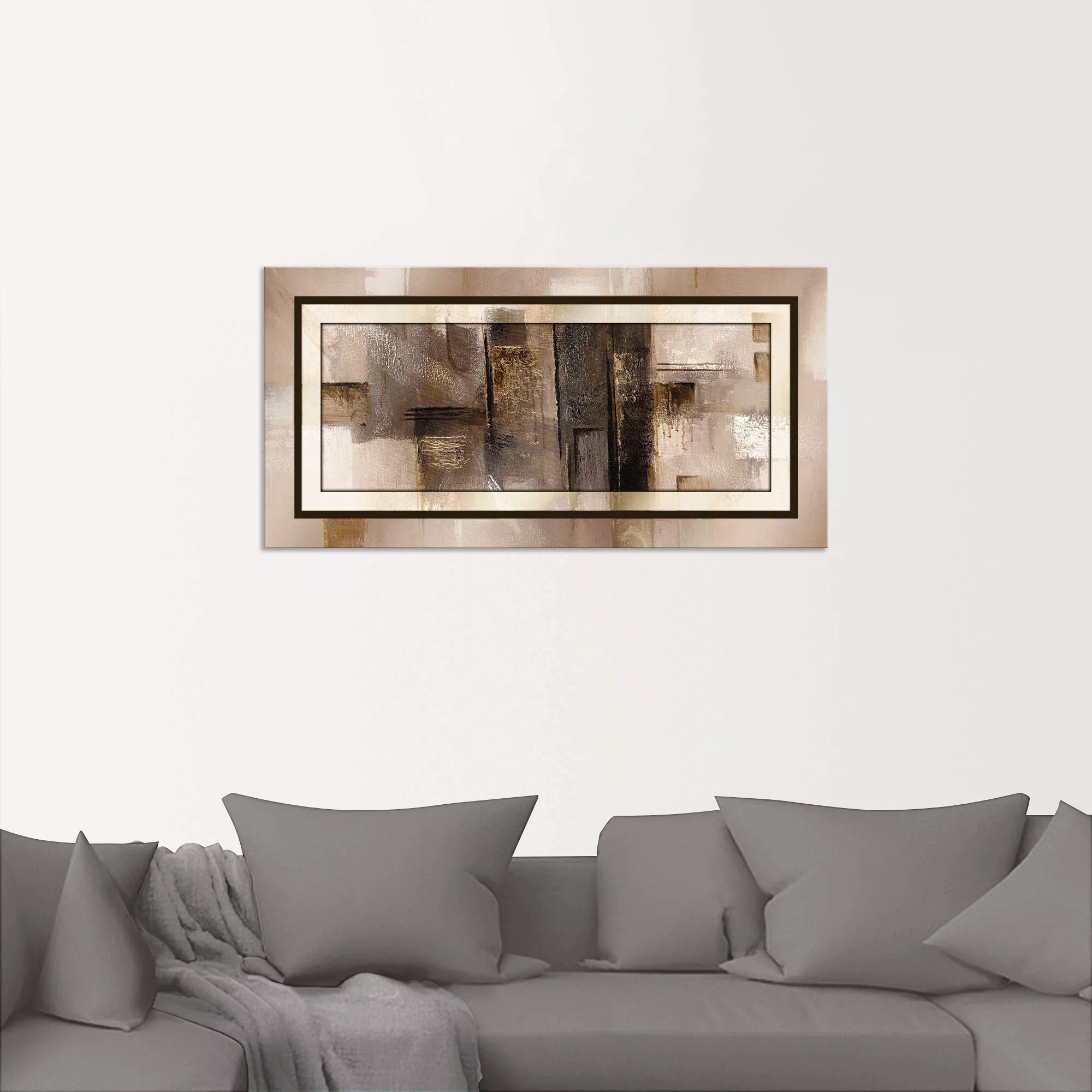 Artland Wandbild »Quadrate - abstrakt 1«, Muster, (1 St.), als Alubild, Out günstig online kaufen