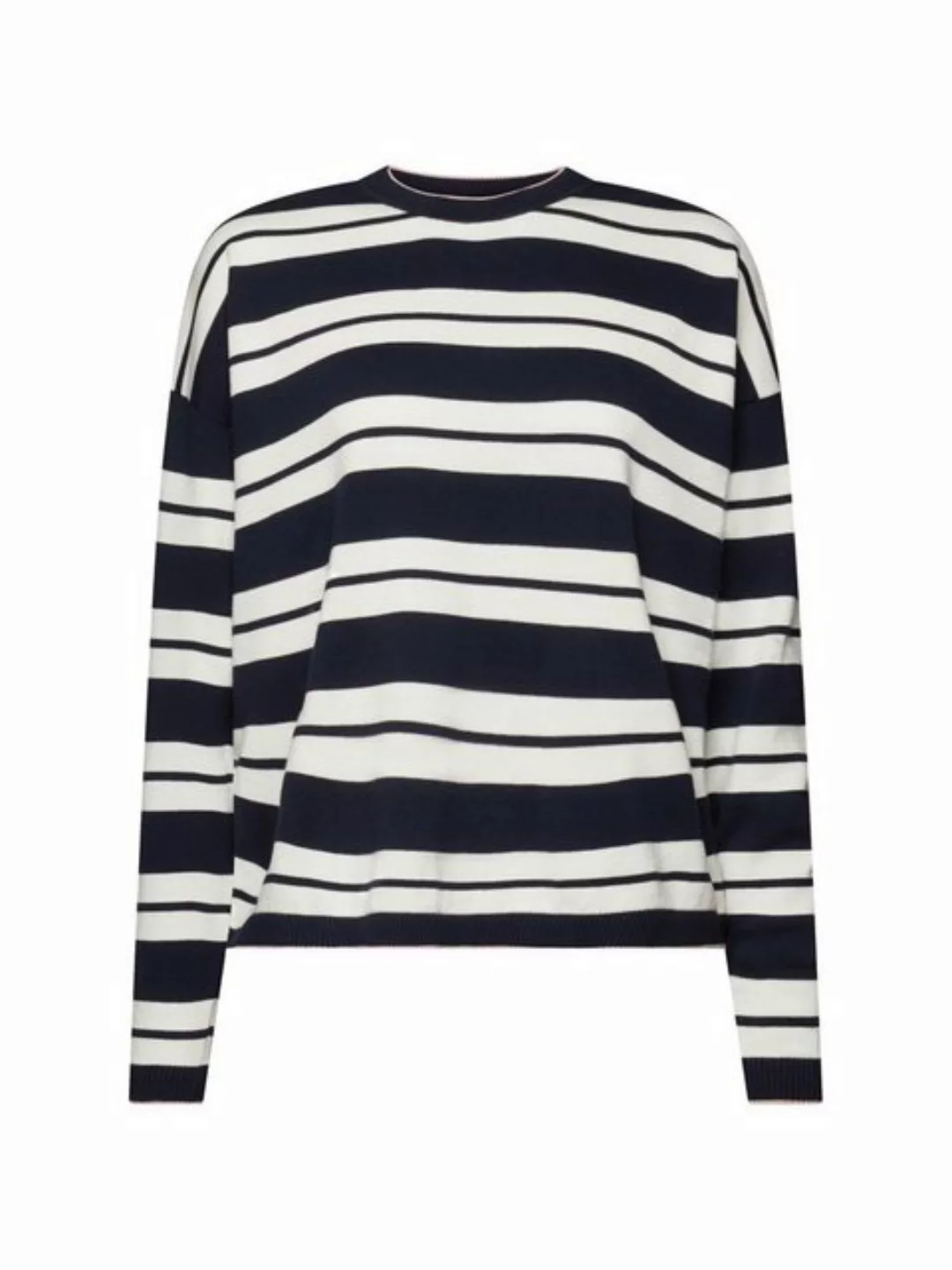 Esprit Rundhalspullover Oversize Pullover, 100 % Baumwolle günstig online kaufen