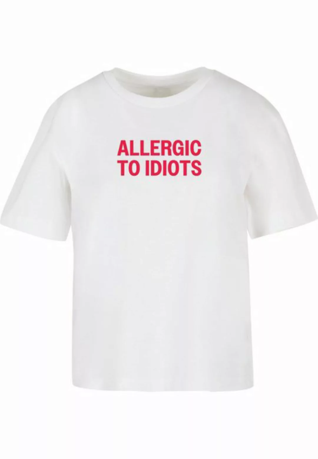 Miss Tee T-Shirt Miss Tee Allergic To Idiots Tee (1-tlg) günstig online kaufen