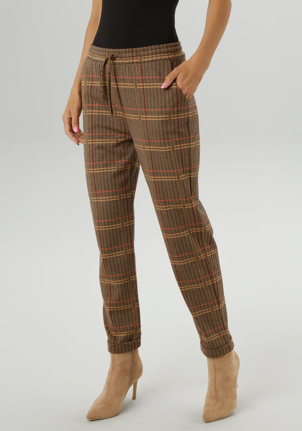 Aniston SELECTED Schlupfhose, mit 2 praktischen Eingrifftaschen - NEUE KOLL günstig online kaufen