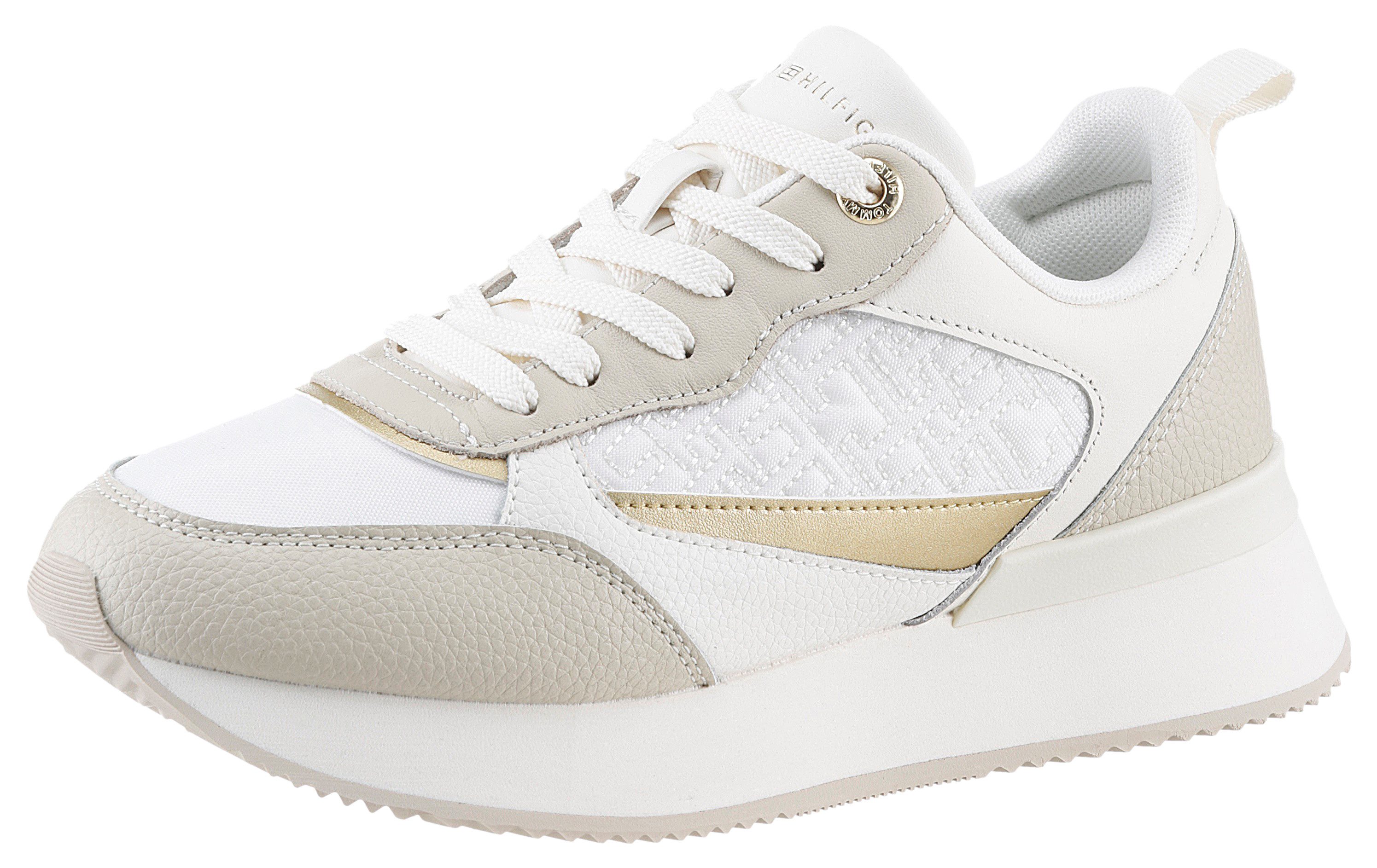 Tommy Hilfiger MONOGRAM RUNNER Plateausneaker, Freizeitschuh, günstig online kaufen