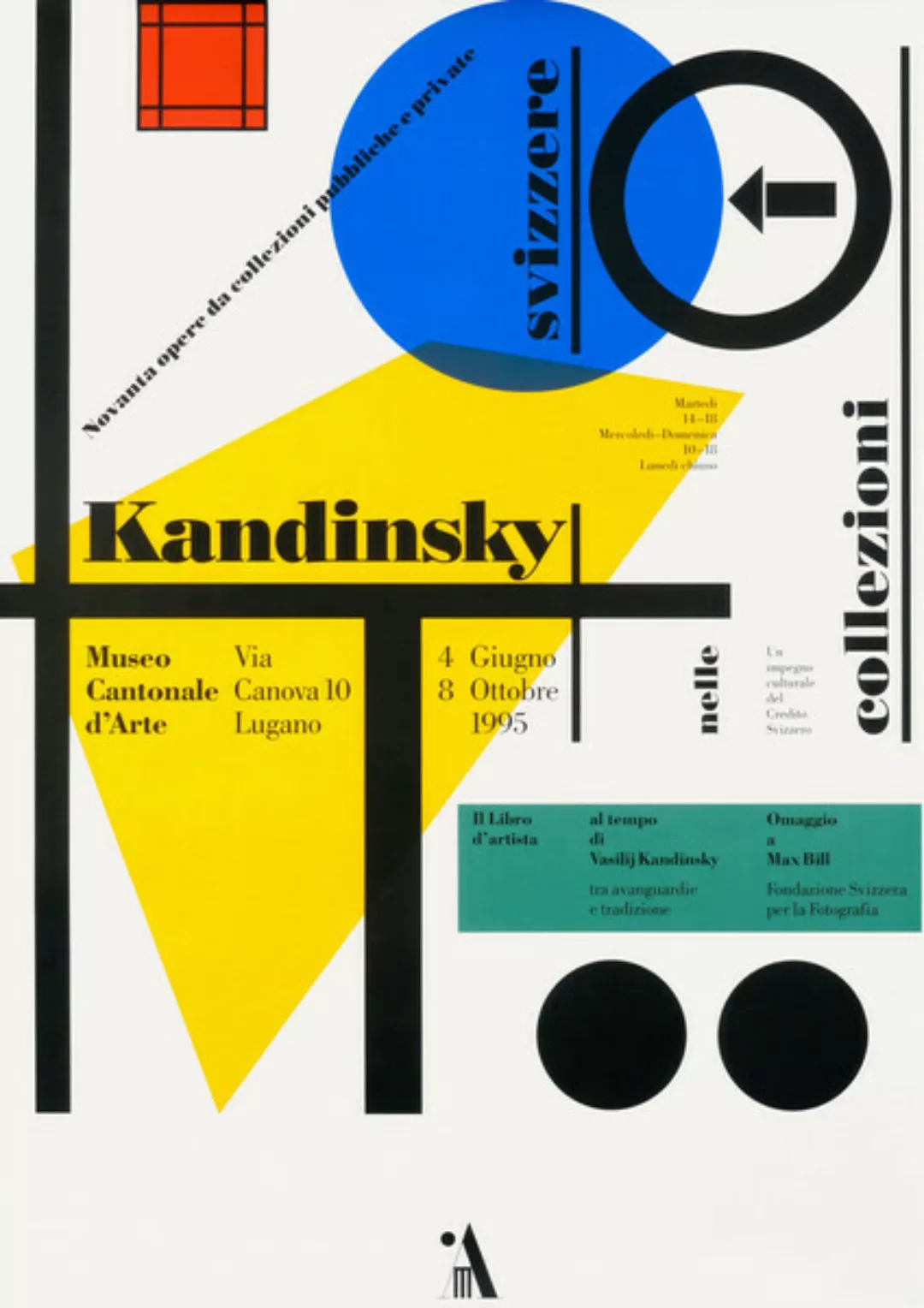 Poster / Leinwandbild - Kandinsky Ausstellung - Museo Cantonale D'arte günstig online kaufen