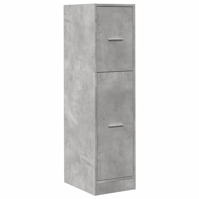 vidaXL Fächerschrank Apothekerschrank Betongrau 30x41x118 cm Holzwerkstoff günstig online kaufen