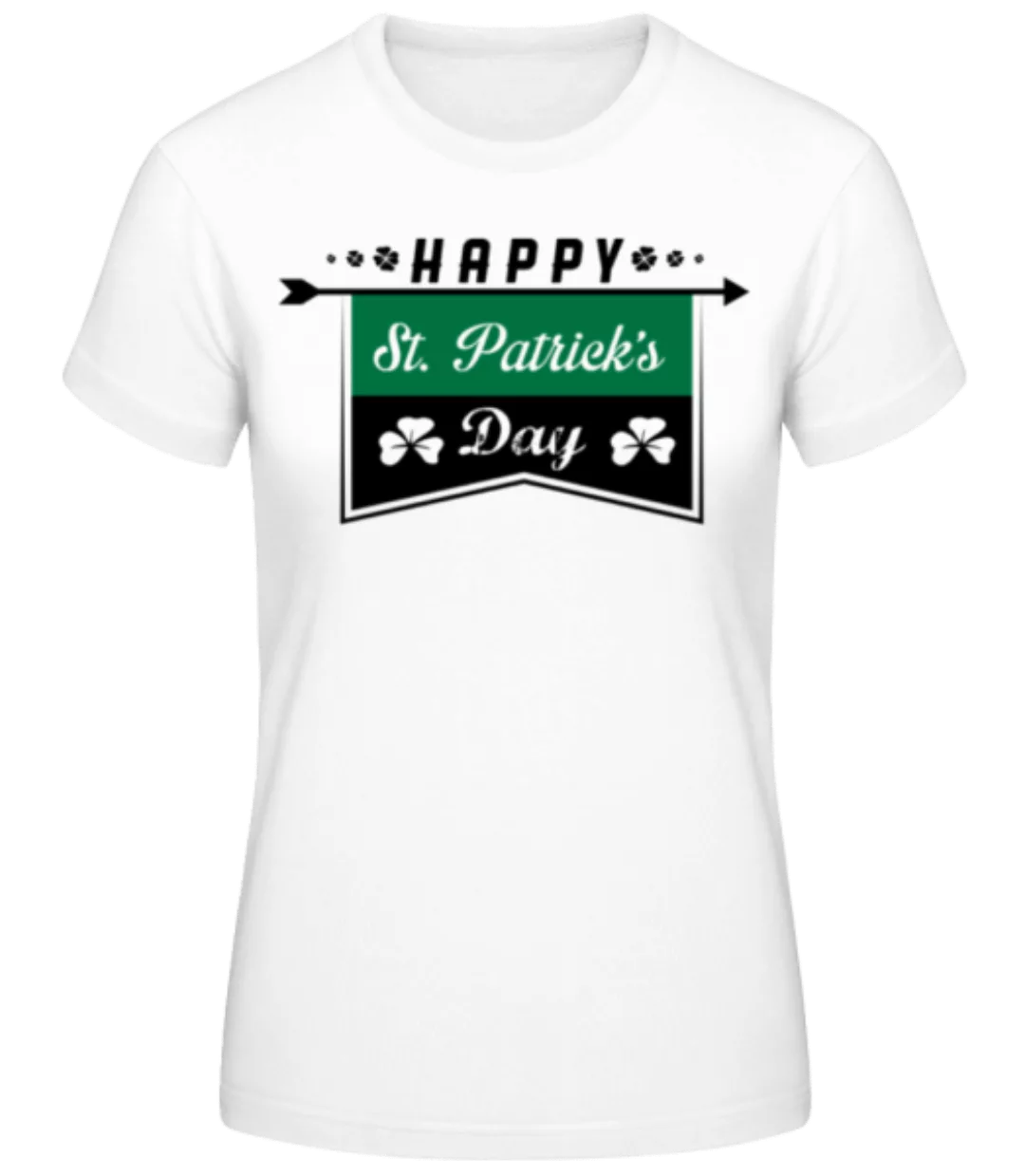 Happy St. Patrick's Logo · Frauen Basic T-Shirt günstig online kaufen