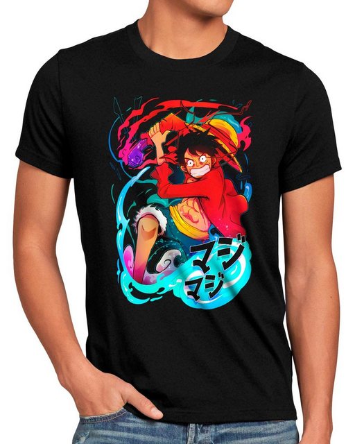 style3 T-Shirt Pirate King one piece japan anime luffy manga ruffy günstig online kaufen