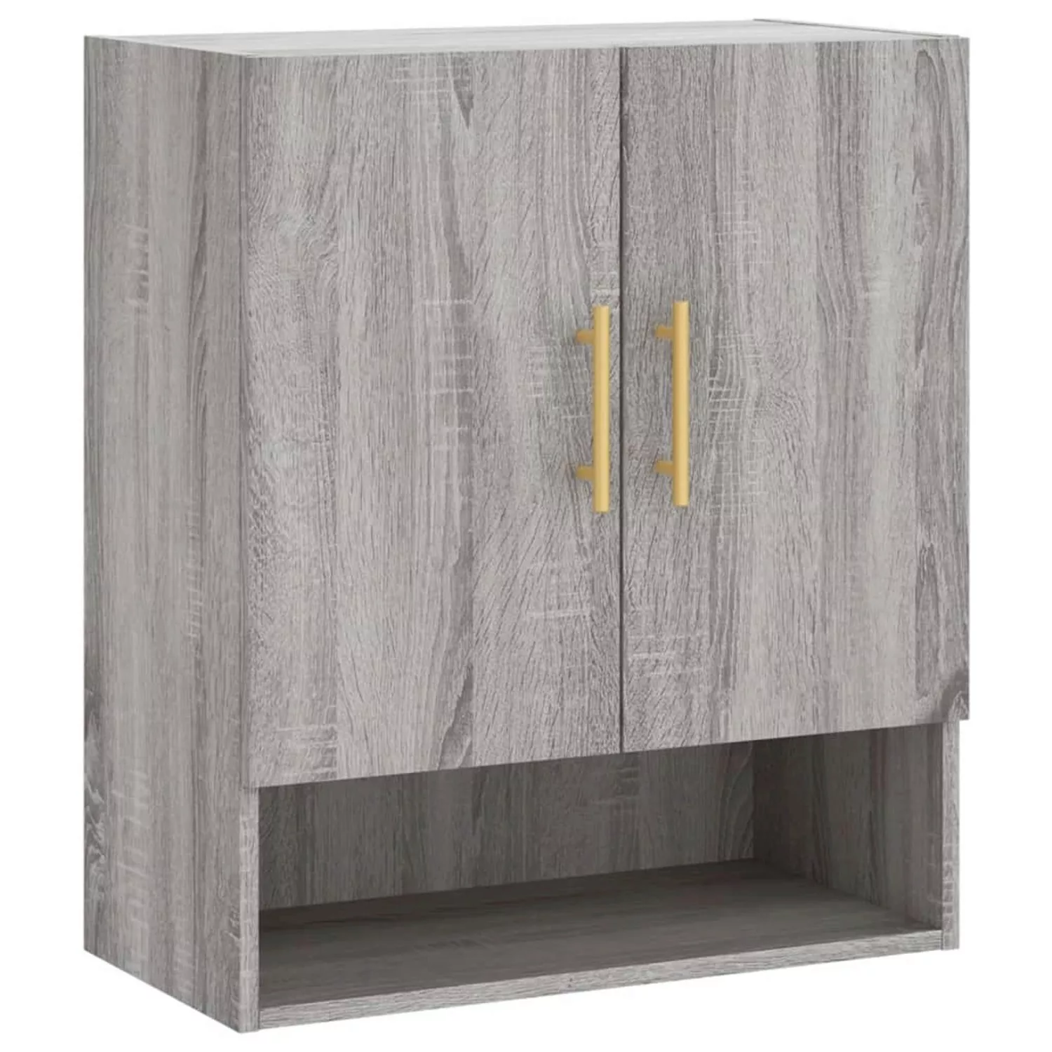 vidaXL Hängeschrank Wandschrank Grau Sonoma 60x31x70 cm Holzwerkstoff günstig online kaufen