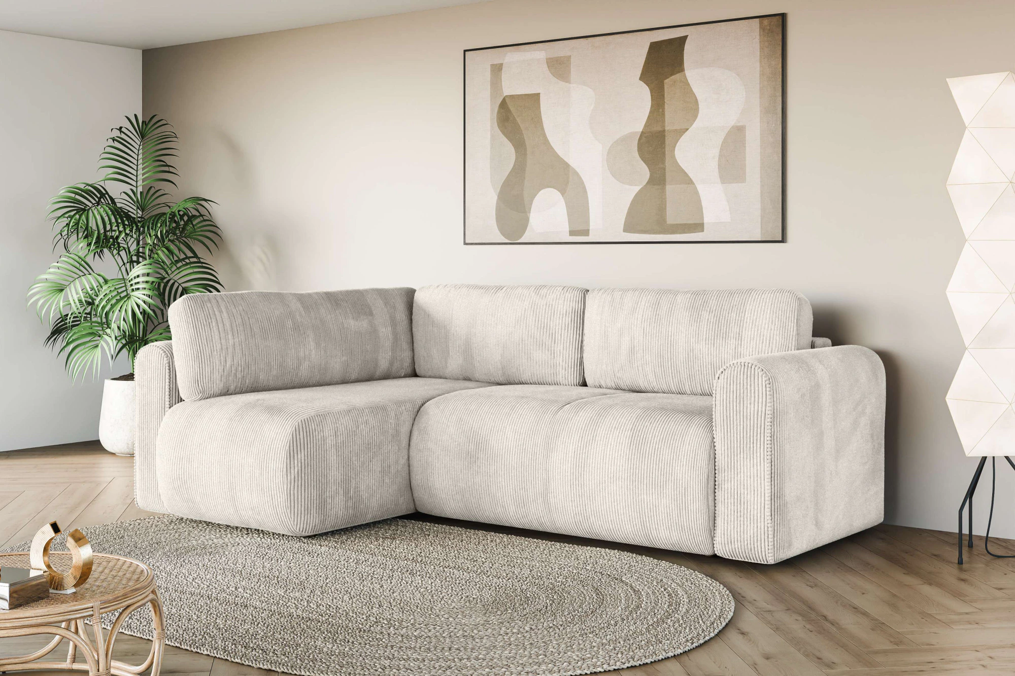 INOSIGN Ecksofa "Zacharia wahlweise Schlafsofa mit Bettkasten, B/T/H 250/16 günstig online kaufen