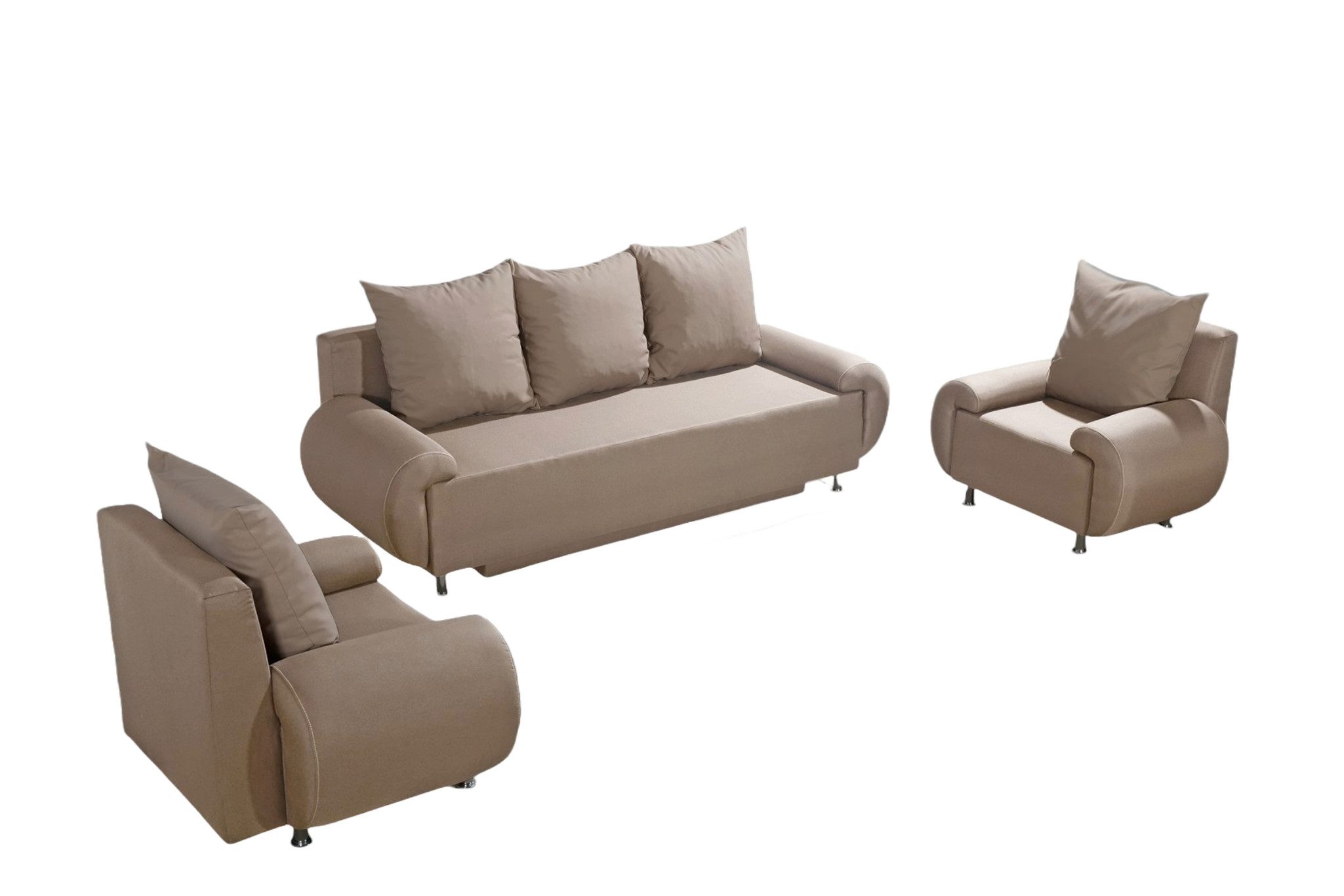 Fun Möbel Polstergarnitur Sofaset Designersofa MIKA günstig online kaufen