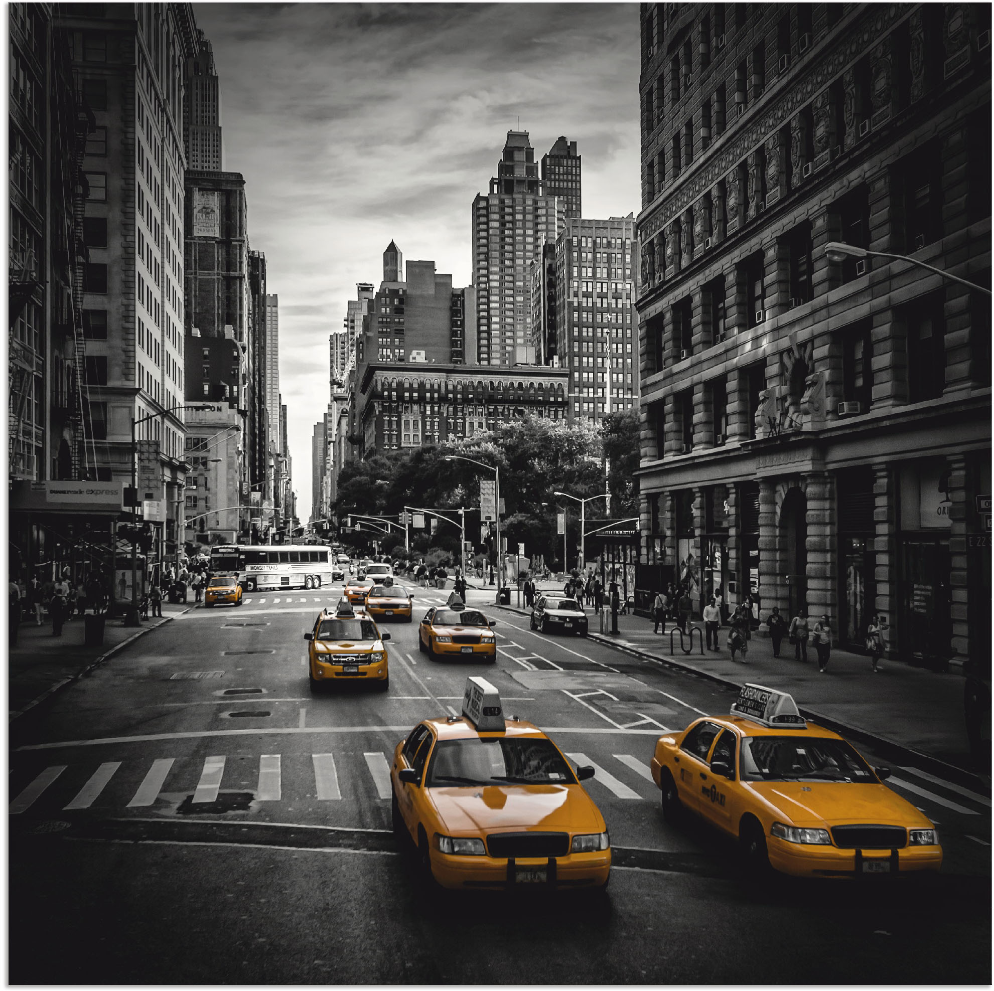 Artland Wandbild »New York City Verkehr 5th Avenue«, Amerika, (1 St.), als günstig online kaufen